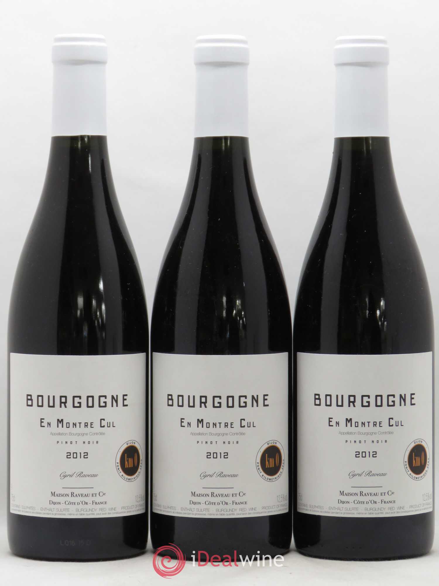 Bourgogne En Montre Cul Cyril Raveau 2012 - Lot de 3 bouteilles - 0