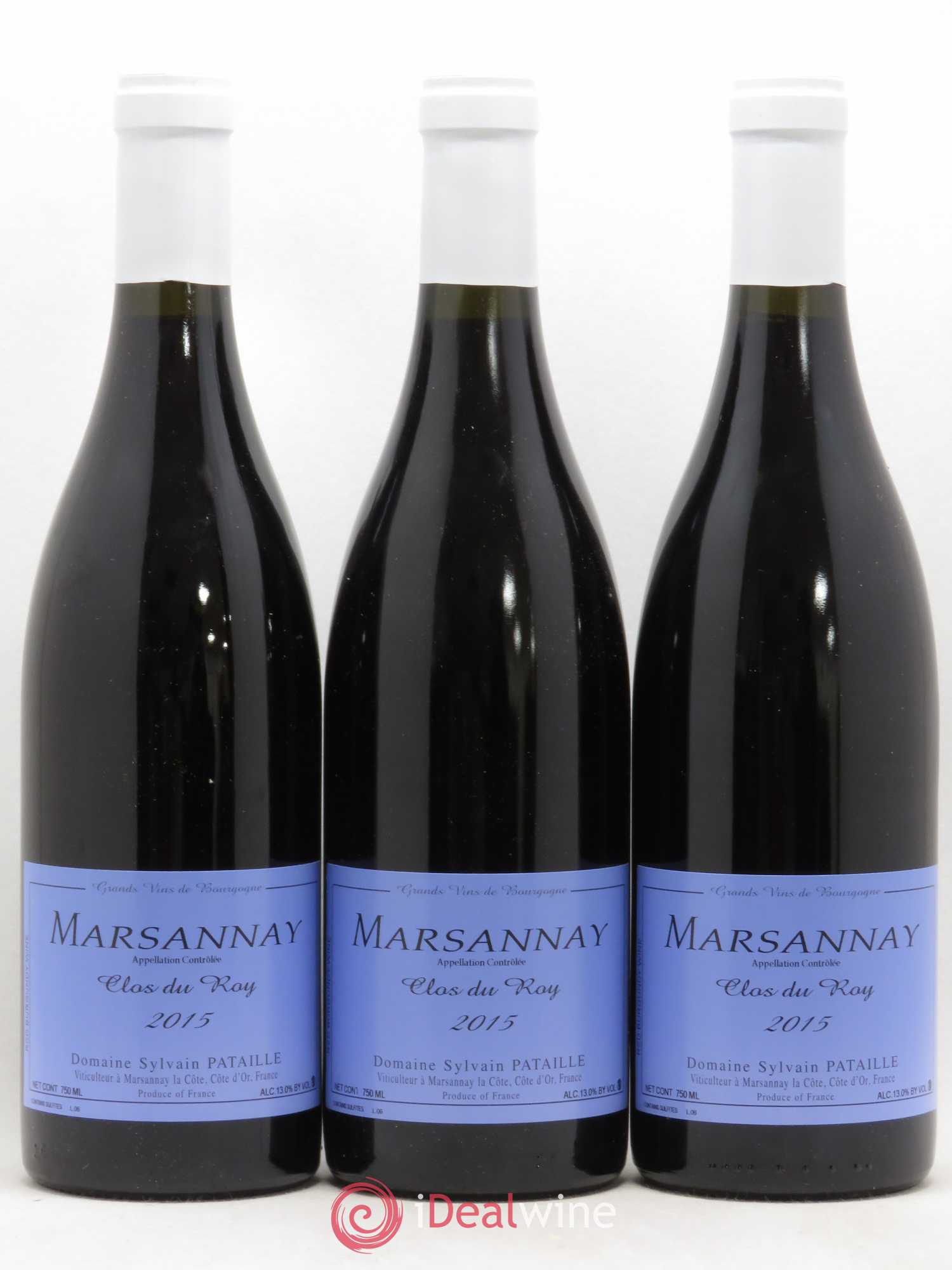 Marsannay Clos du Roy Sylvain Pataille (Domaine) 2015 - Lot de 3 bouteilles - 0
