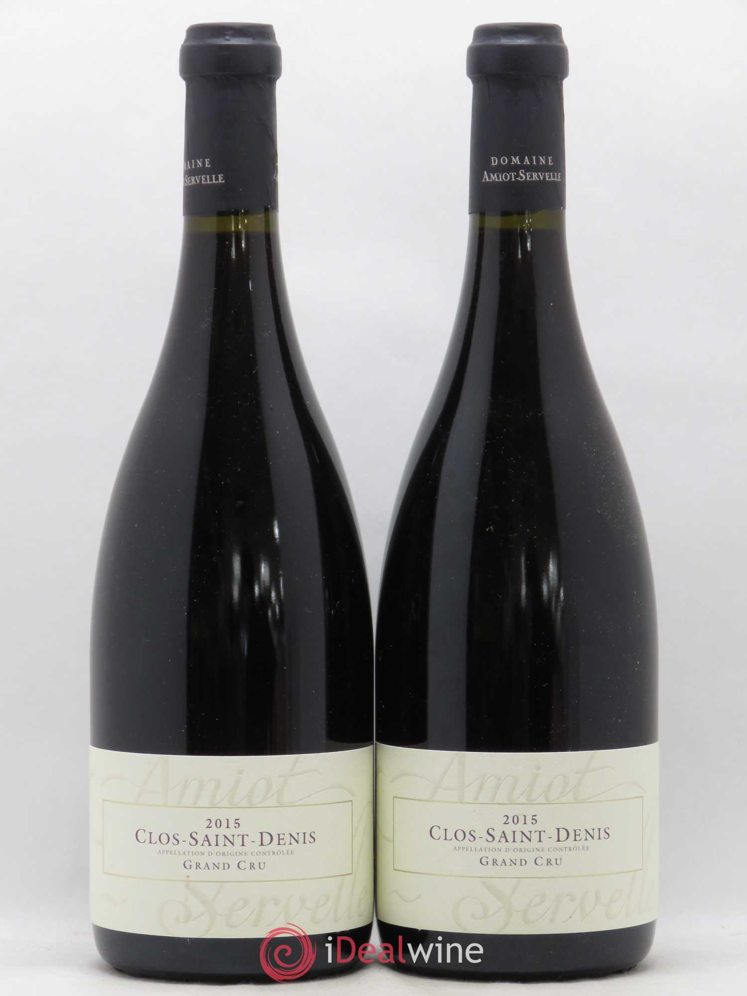 Clos Saint-Denis Grand Cru Amiot-Servelle 2015 - Lot de 2 bouteilles - 0