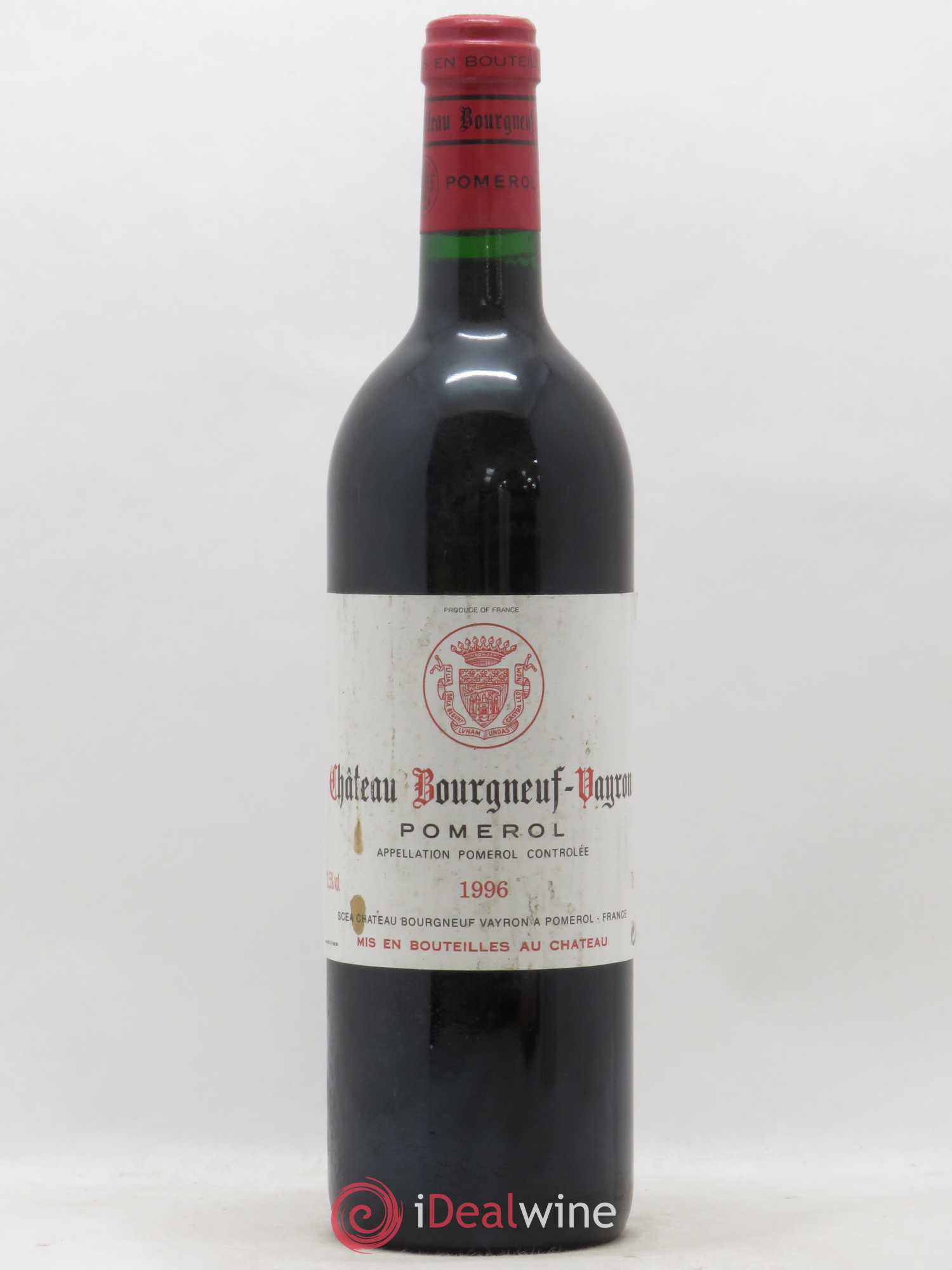 Château Bourgneuf Vayron 1996 - Lot de 1 bouteille - 0