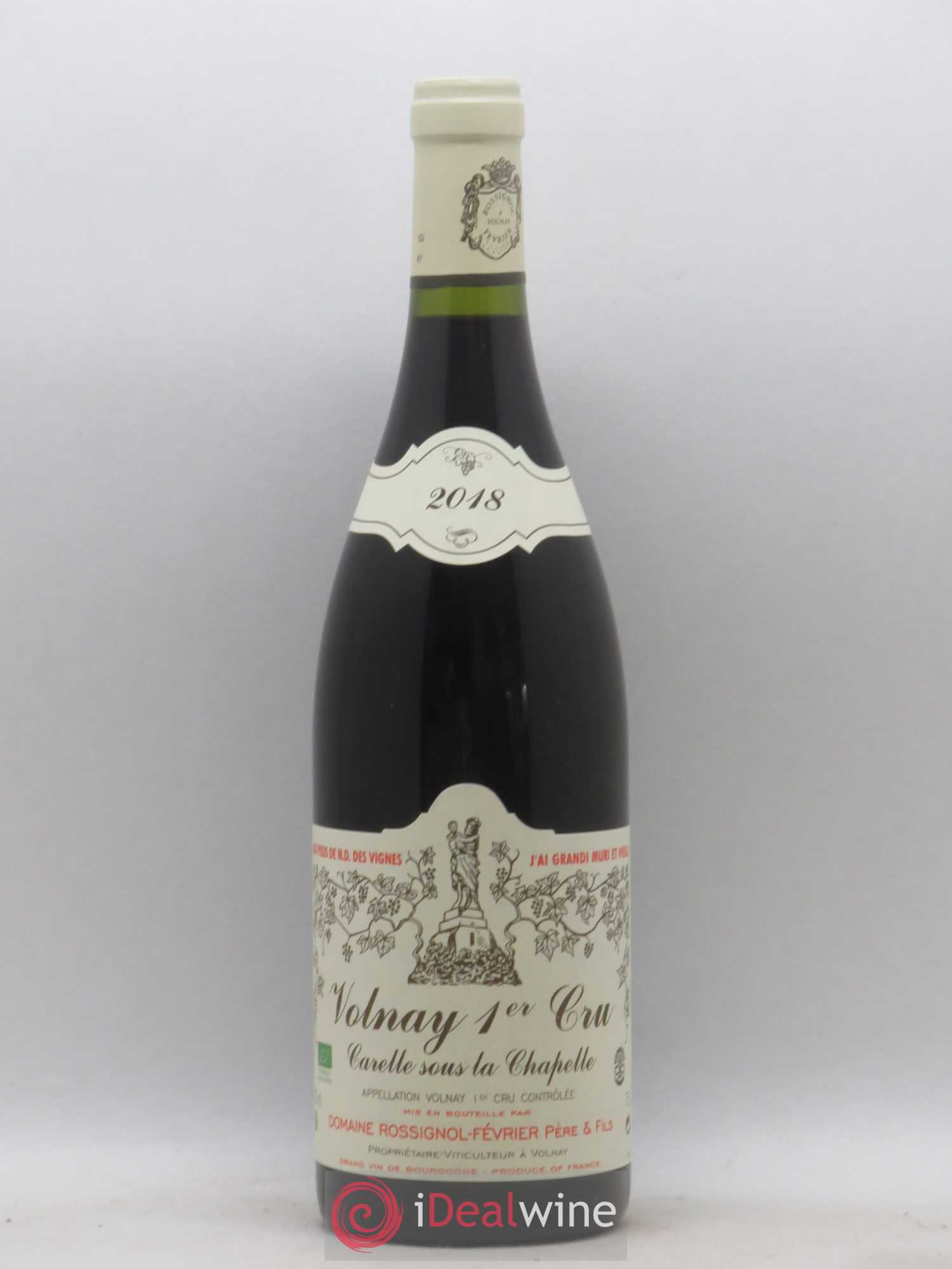Volnay 1er Cru Carelle Sous La Chapelle Rossignol Fevrier 2018 - Posten von 1 Flasche - 0