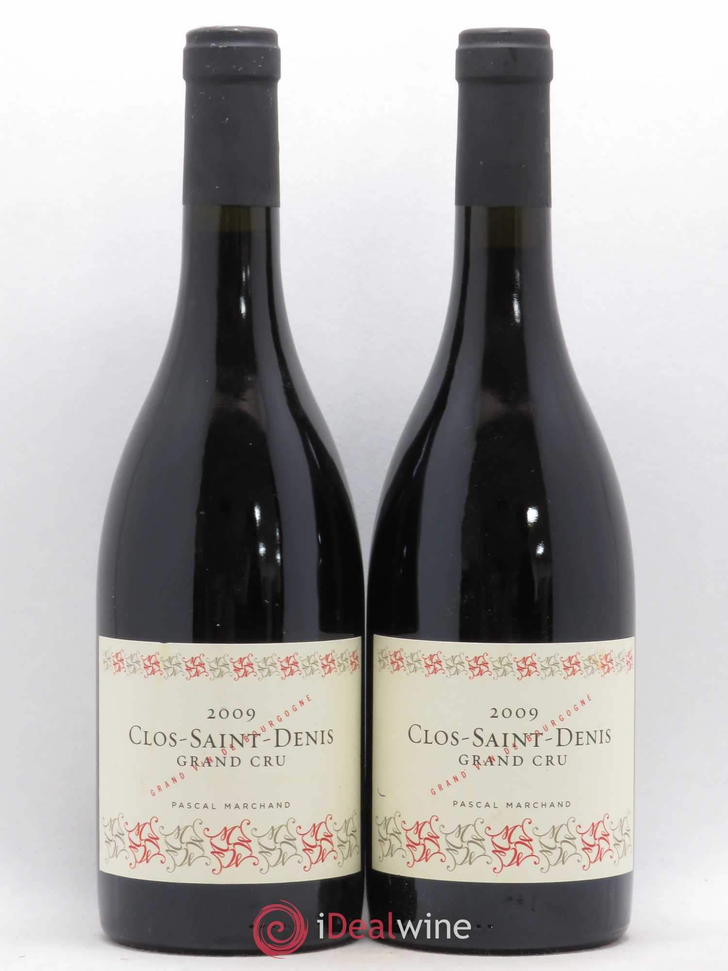 Clos Saint-Denis Grand Cru Pascal Marchand 2009 - Lot de 2 bouteilles - 0