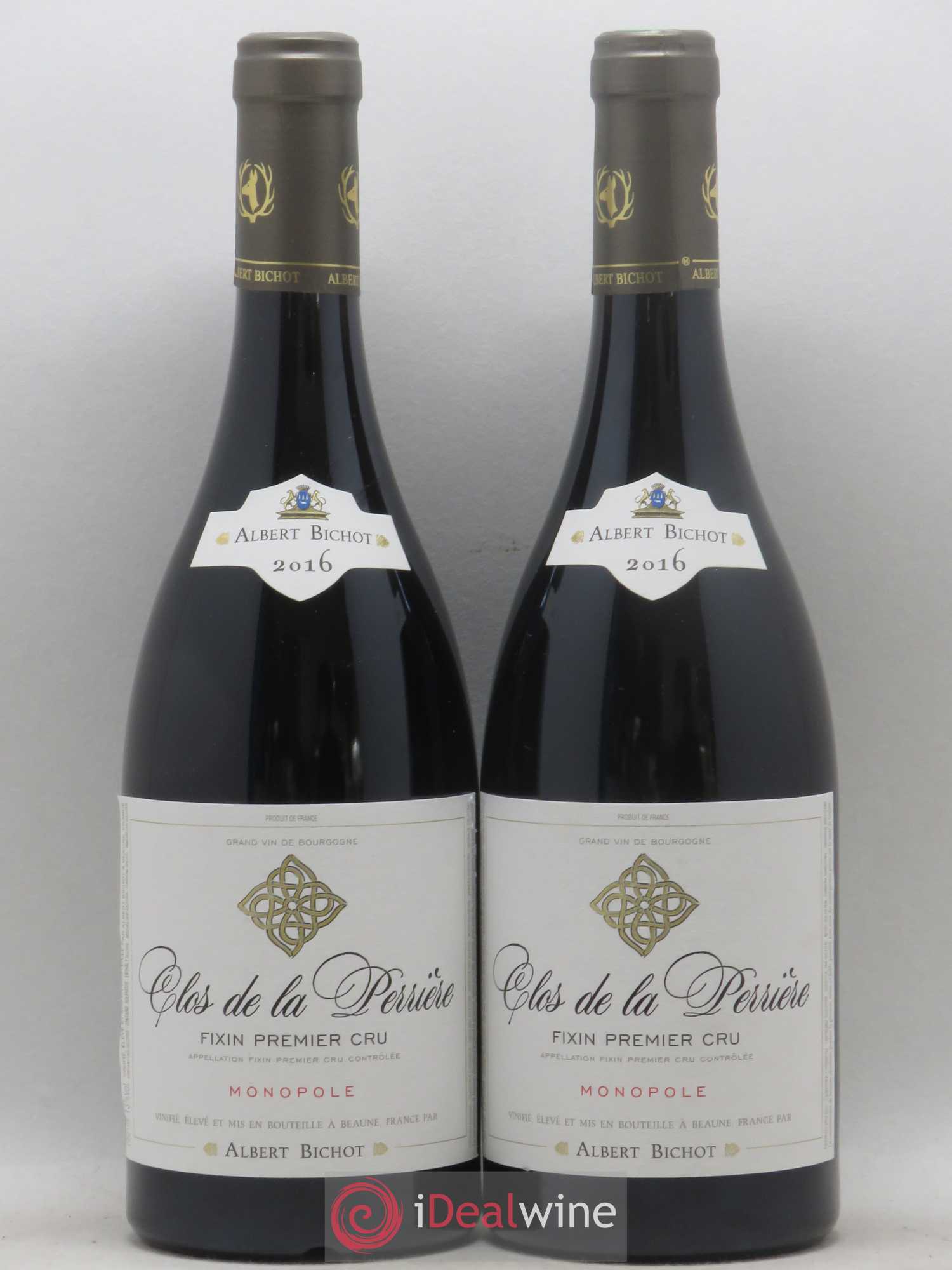 Fixin 1er Cru Clos de La Perriere Albert Bichot (sans prix de réserve) 2016 - Posten von 2 Flaschen - 0