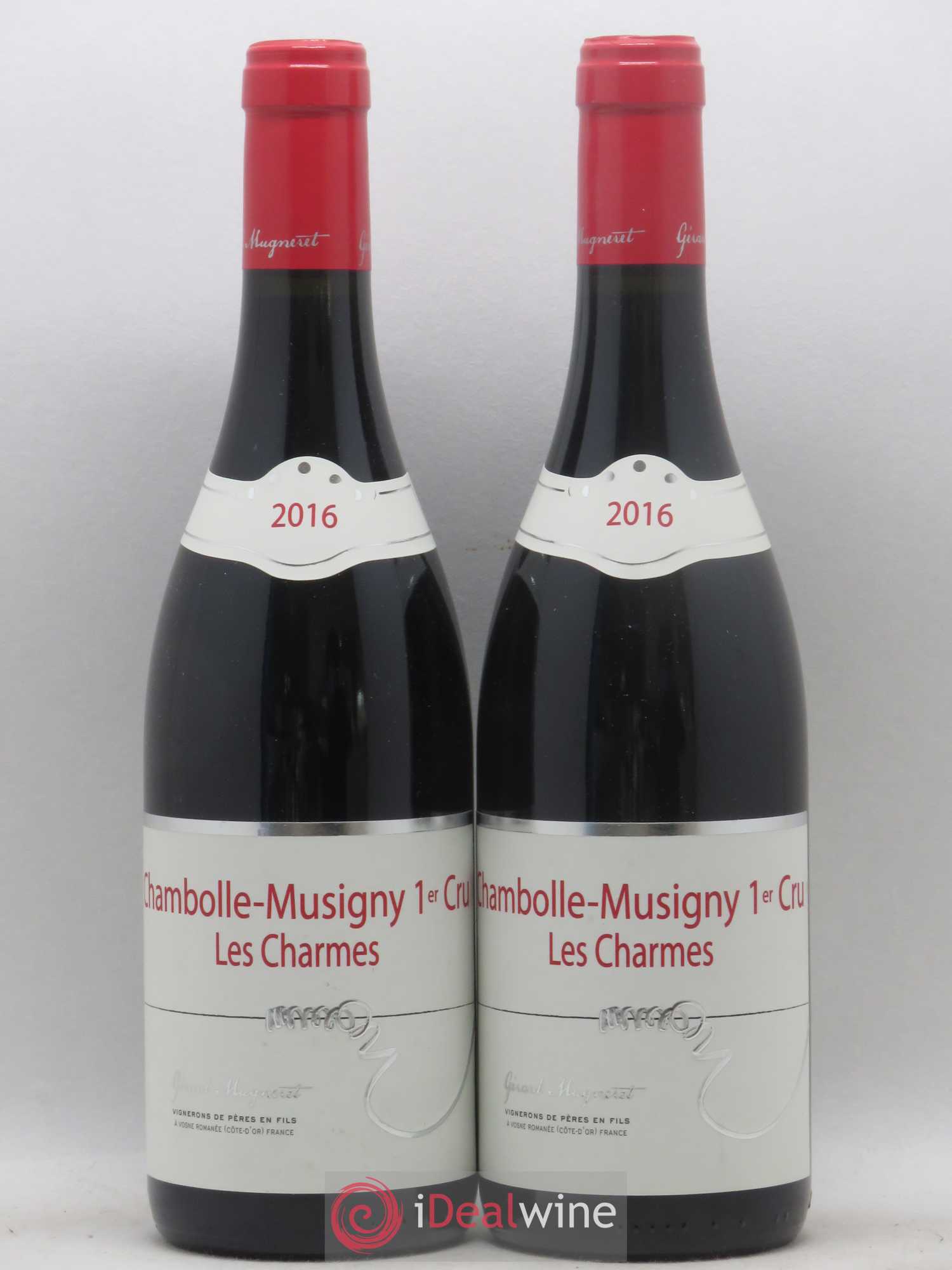 Chambolle-Musigny 1er Cru Les Charmes Gérard Mugneret (sans prix de réserve) 2016 - Lot de 2 bouteilles - 0
