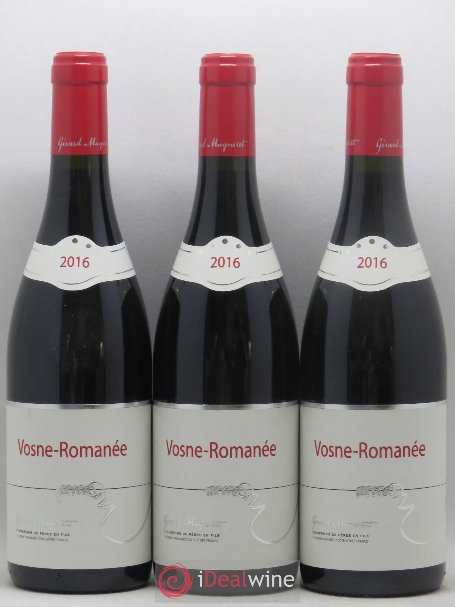 Vosne-Romanée Gérard Mugneret 2016 - Lot de 3 bouteilles - 0