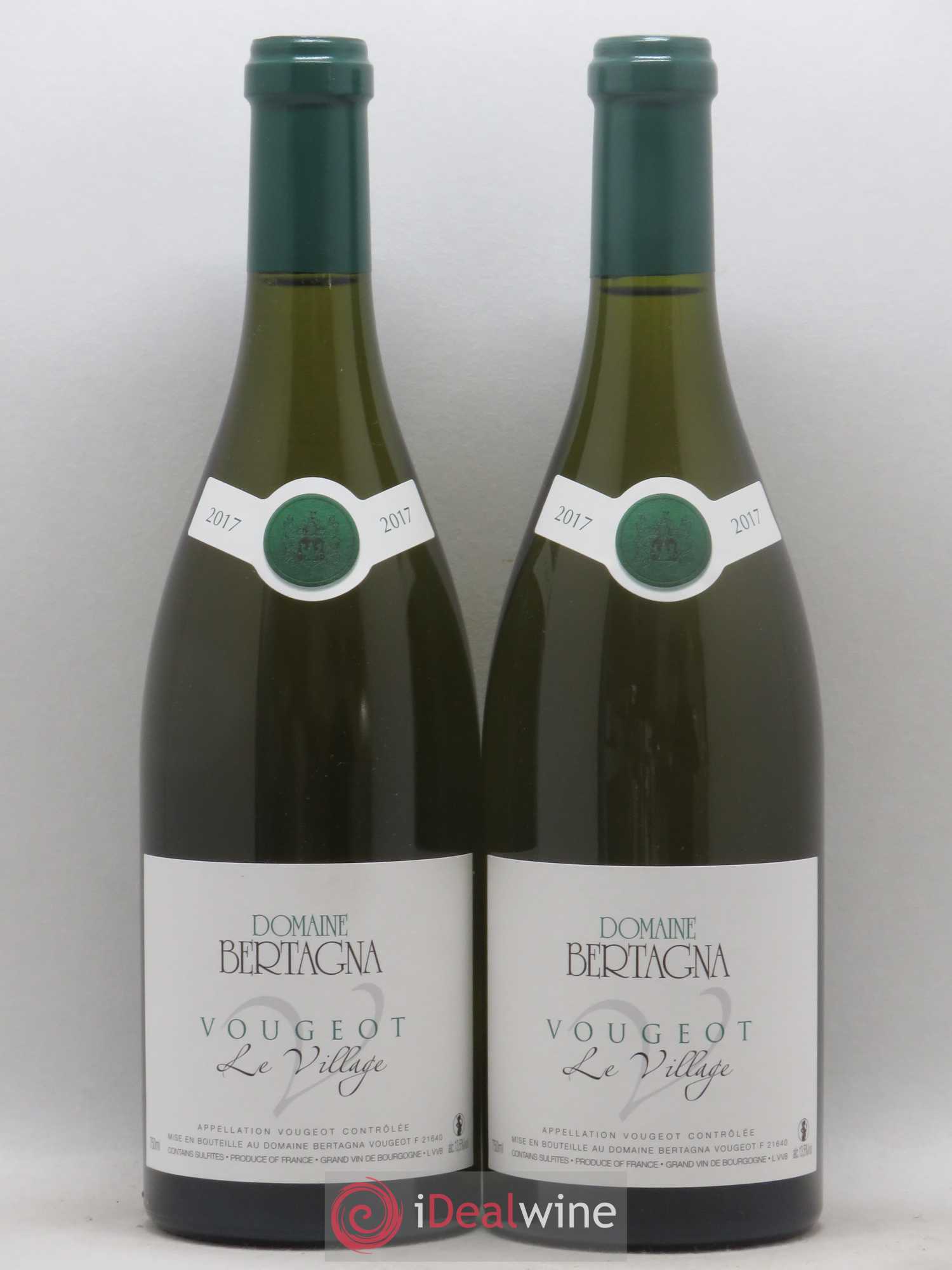 Vougeot Le Village Bertagna 2017 - Lot de 2 bouteilles - 0