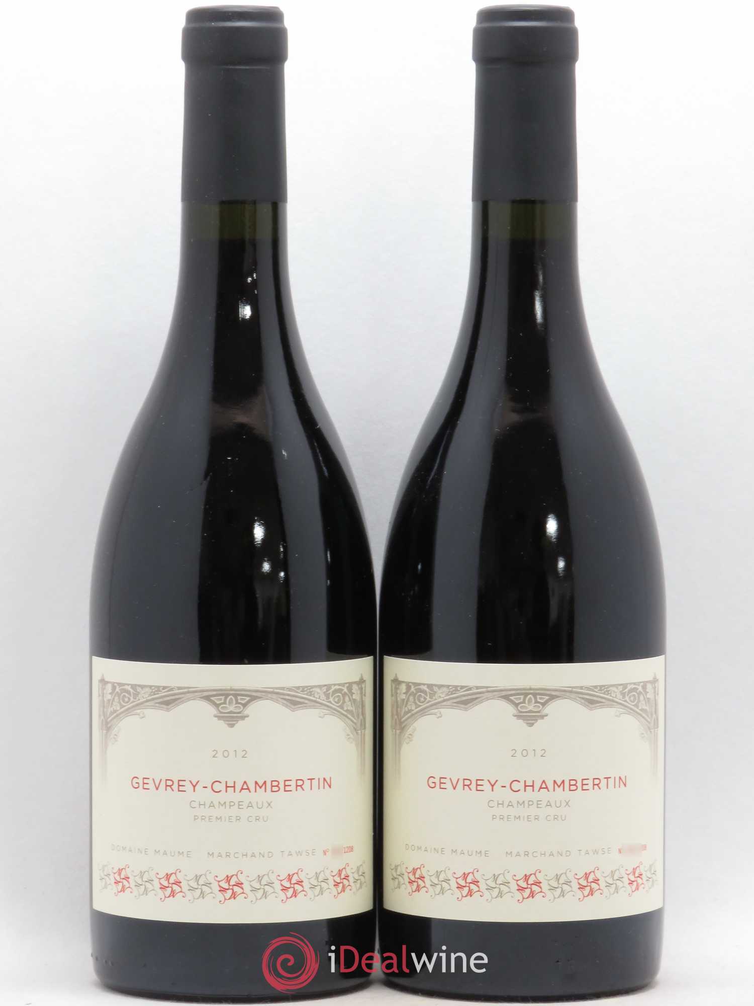 Gevrey-Chambertin 1er Cru Champeaux Maume Marchand Tawse 2012 - Posten von 2 Flaschen - 0