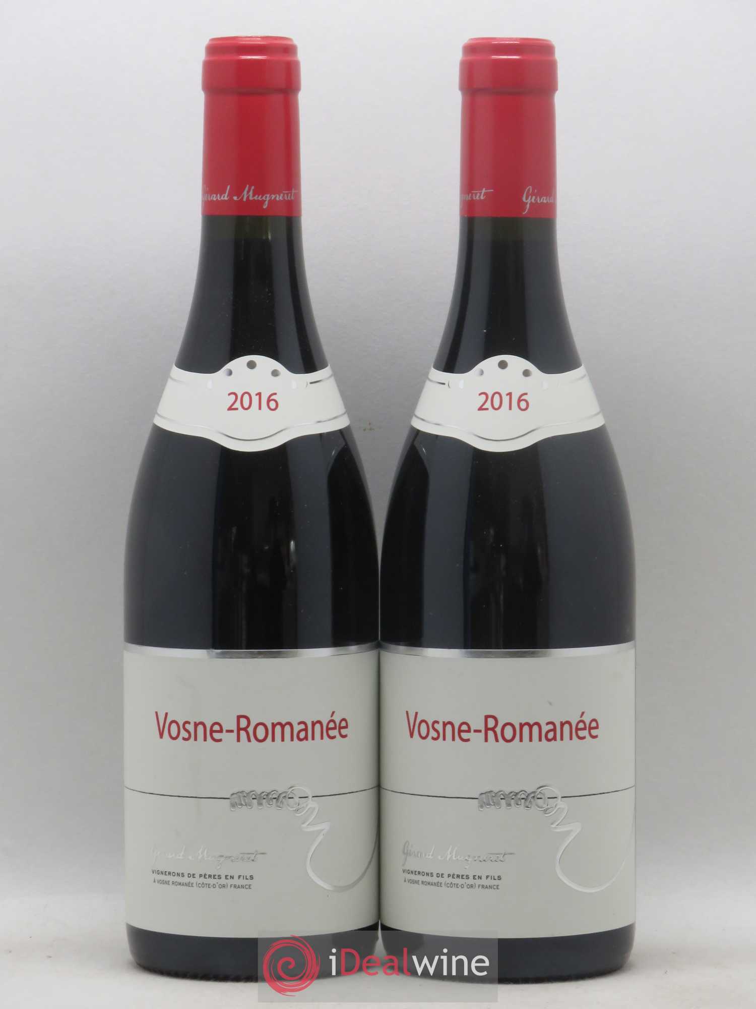 Vosne-Romanée Gérard Mugneret (Sans prix de réserve) 2016 - Lot de 2 bouteilles - 0