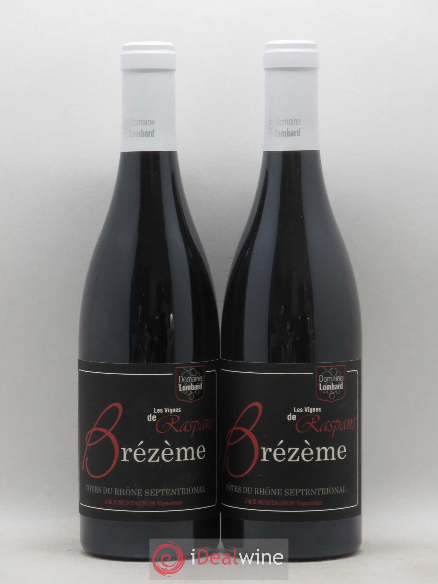 Côtes-du-Rhône Lombard Brézème Vignes de Raspans (sans prix de réserve) 2016 - Posten von 2 Flaschen - 0
