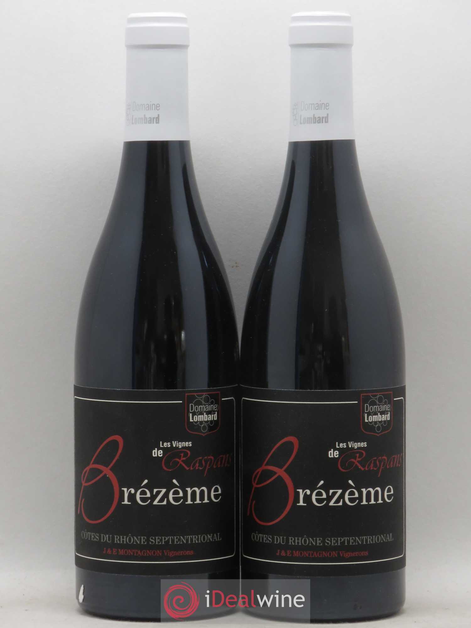 Côtes-du-Rhône Lombard Brézème Vignes de Raspans (sans prix de réserve) 2016 - Posten von 2 Flaschen - 0