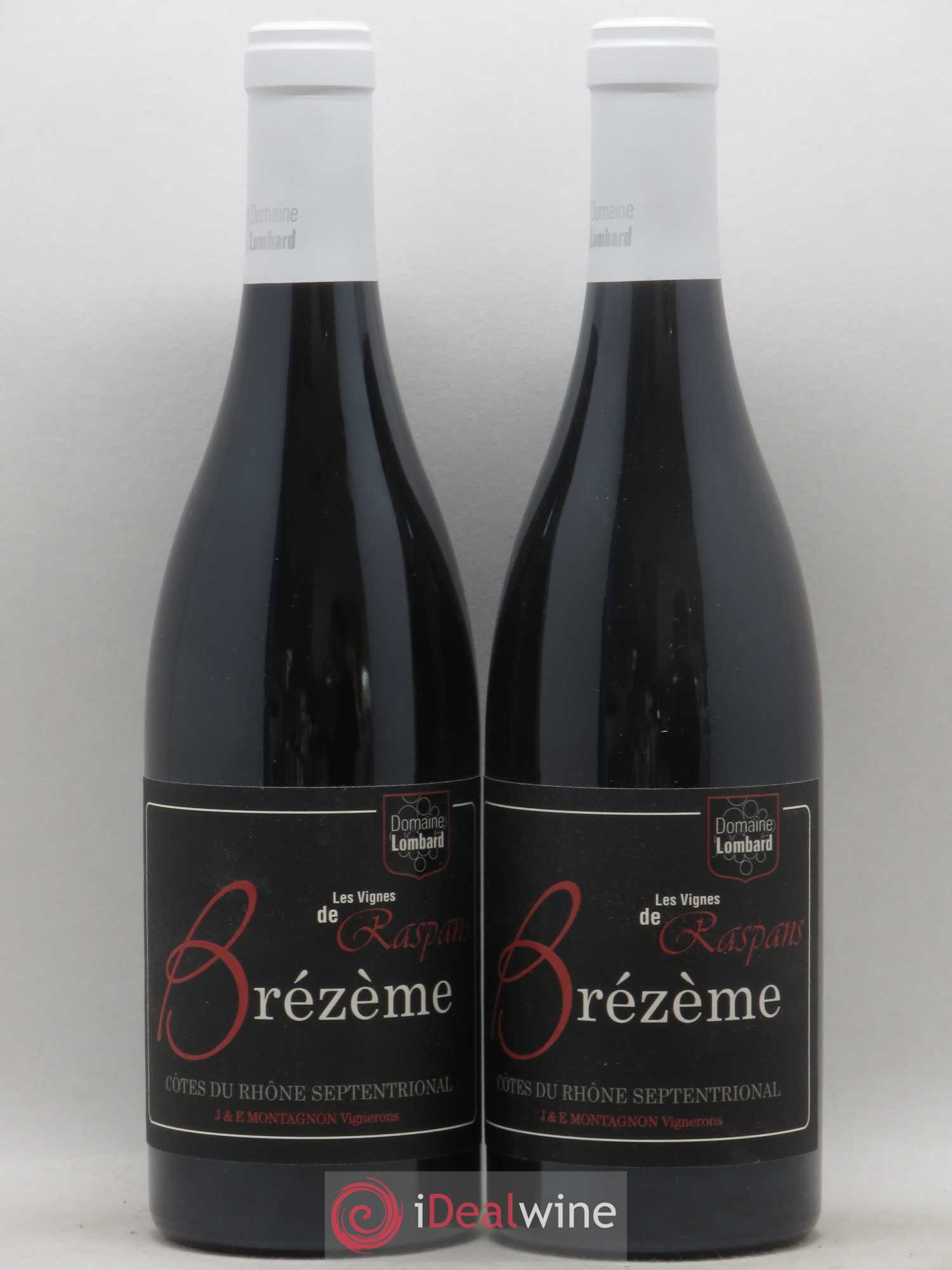 Côtes-du-Rhône Lombard Brézème Vignes de Raspans (sans prix de réserve) 2016 - Posten von 2 Flaschen - 0