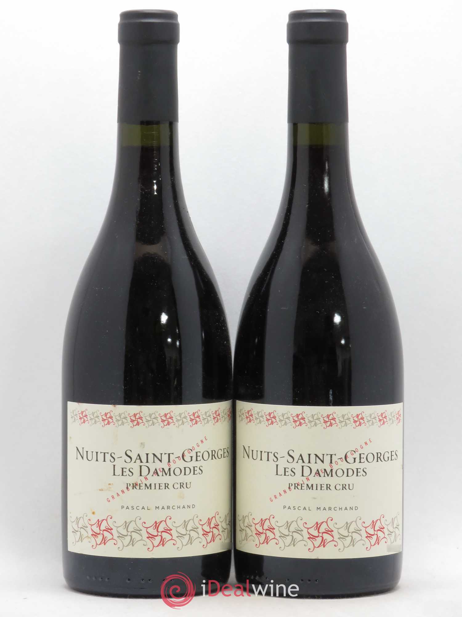 Nuits-Saint-Georges 1er Cru Damodes Pascal Marchand 2010 - Lot de 2 bouteilles - 0