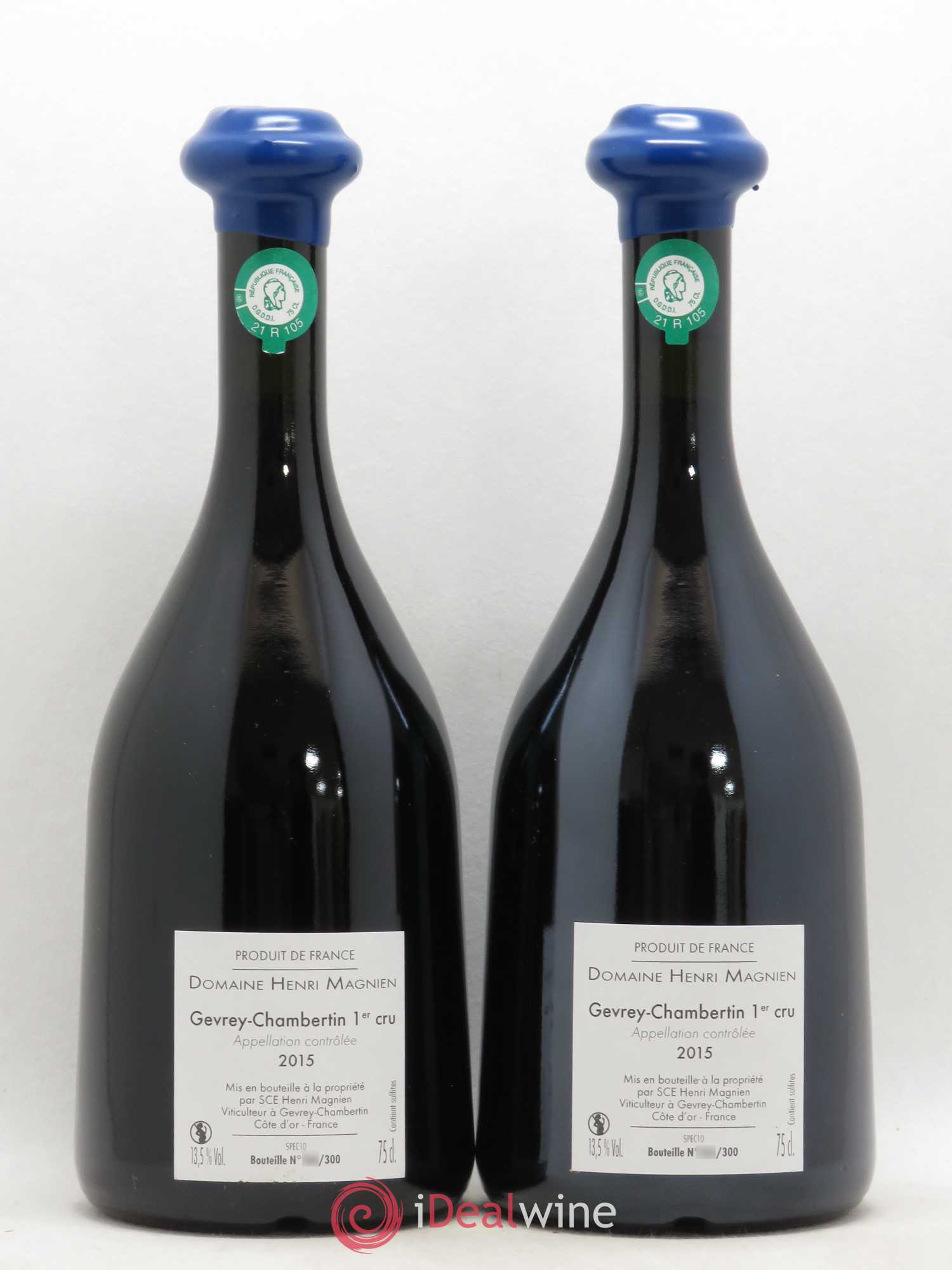 Gevrey-Chambertin 1er Cru 4 Carac'Terres Henri Magnien 2015 - Posten von 2 Flaschen - 1