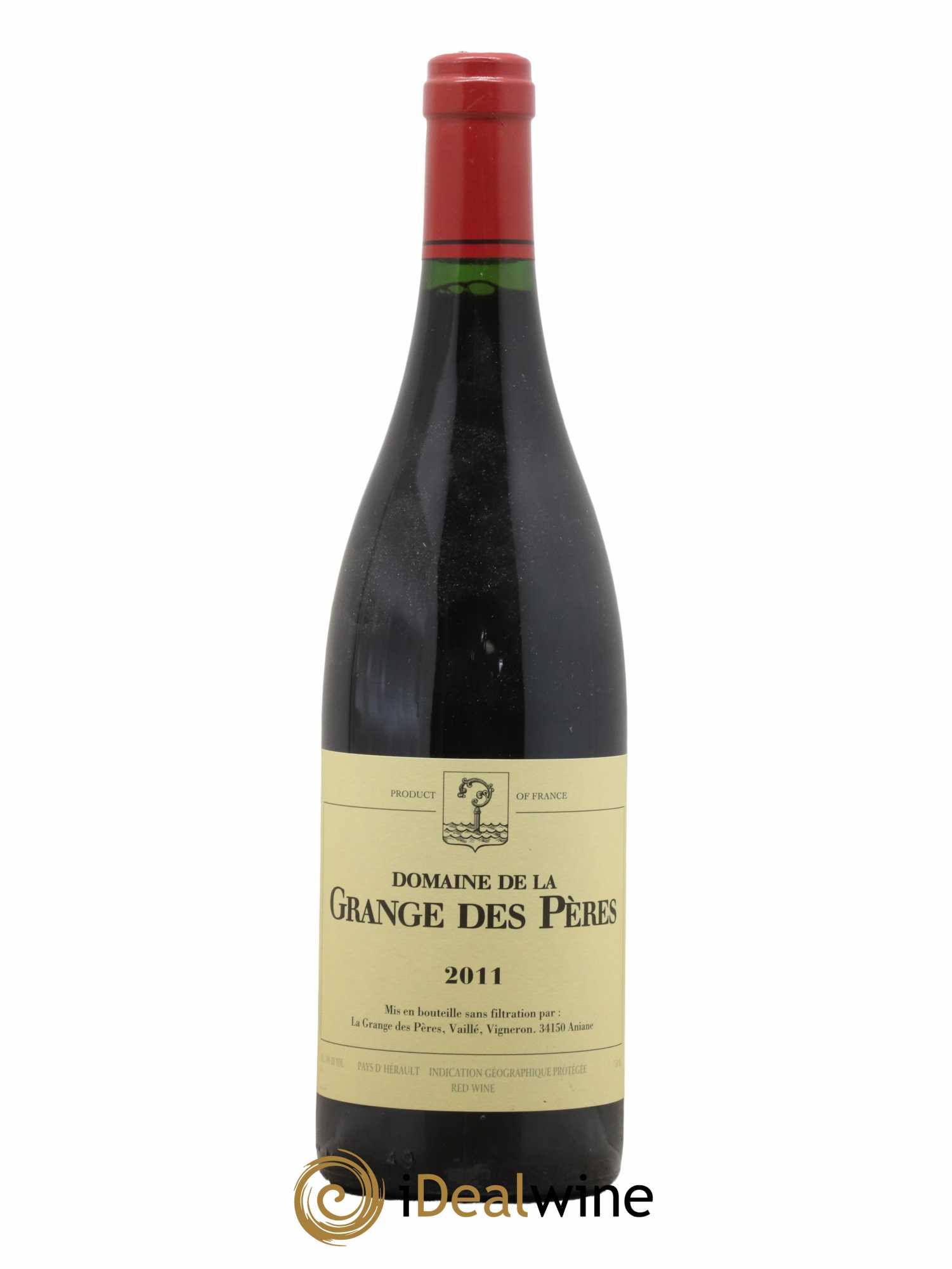 Pays d'Hérault Grange des Pères Laurent Vaillé 2011 - Lot de 1 bouteille - 0