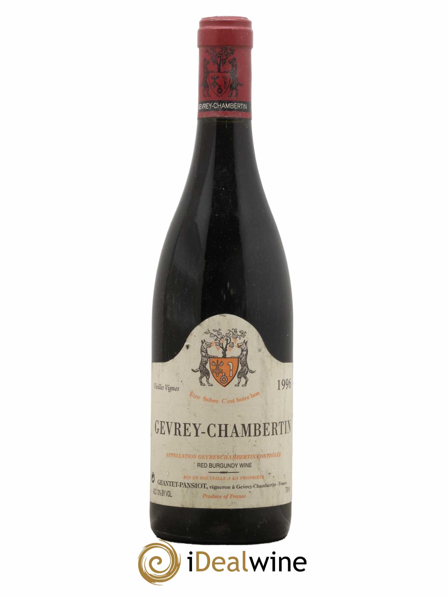 Gevrey-Chambertin Vieilles vignes Geantet-Pansiot 1996 - Lot de 1 bouteille - 0