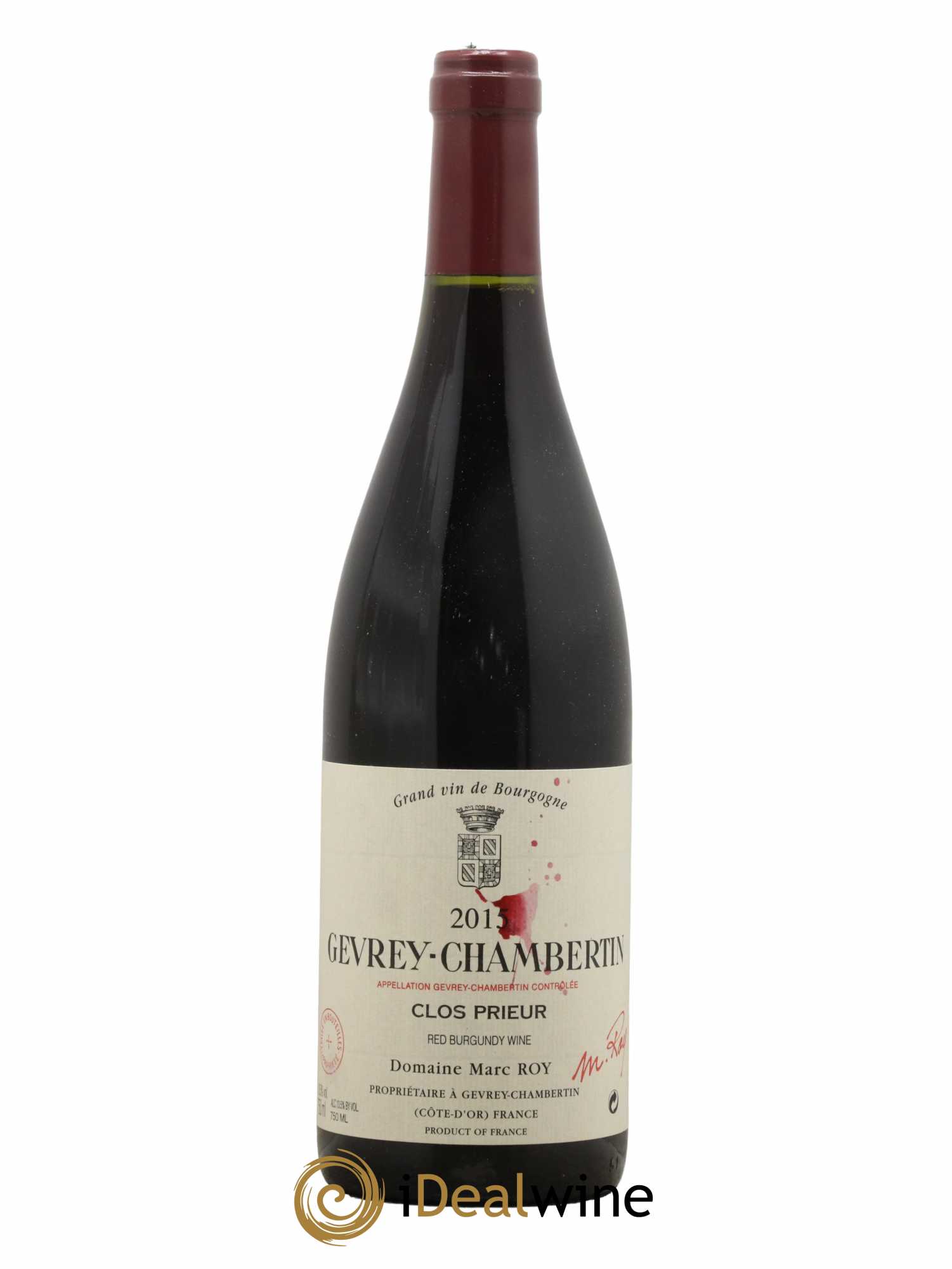 Gevrey-Chambertin Clos Prieur Marc Roy 2015 - Lot de 1 bouteille - 0