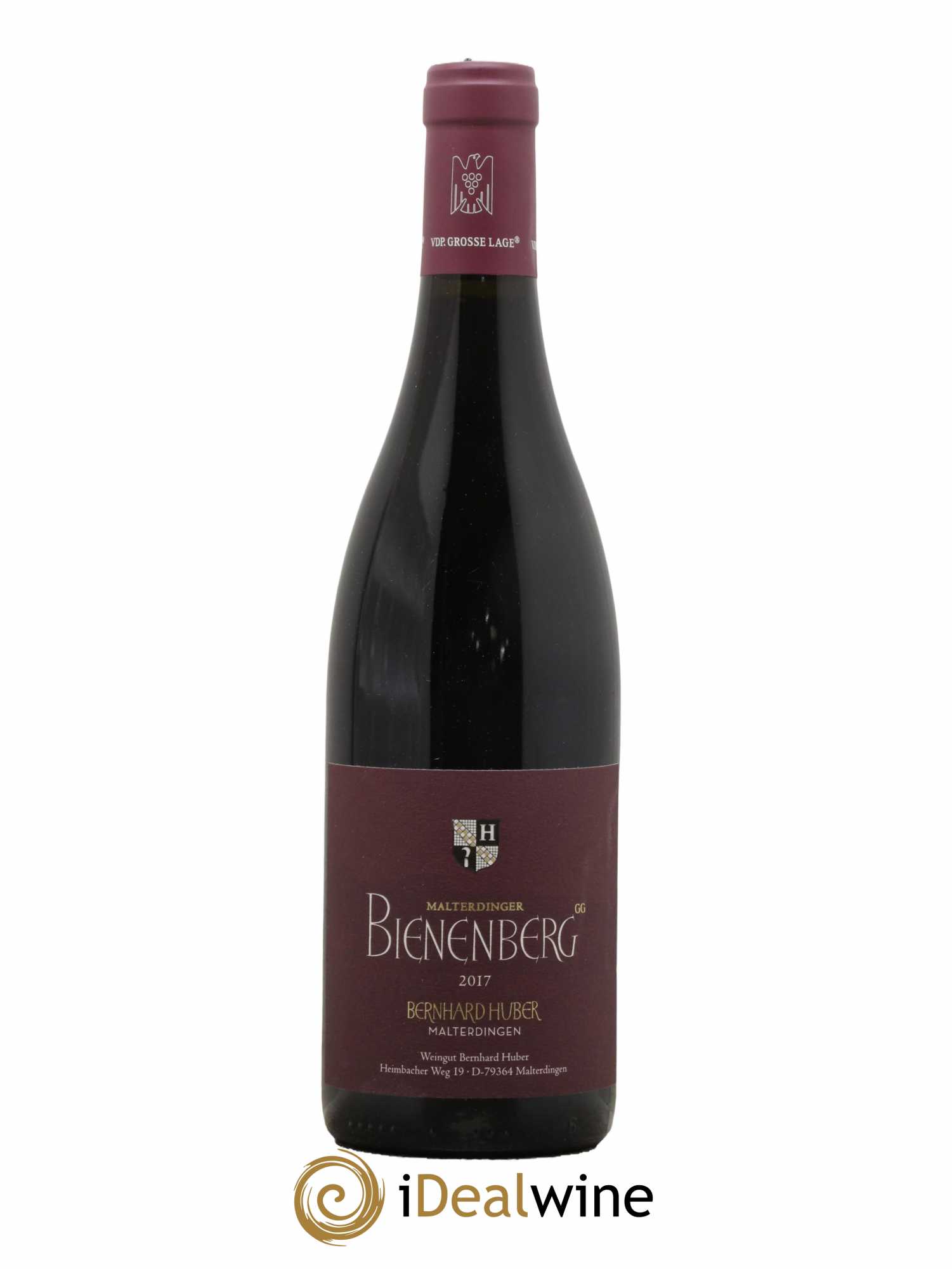 Allemagne Malterdinger Bienenberg Grand Cru Domaine Bernhard Huber 2017 - Lot of 1 bottle - 0