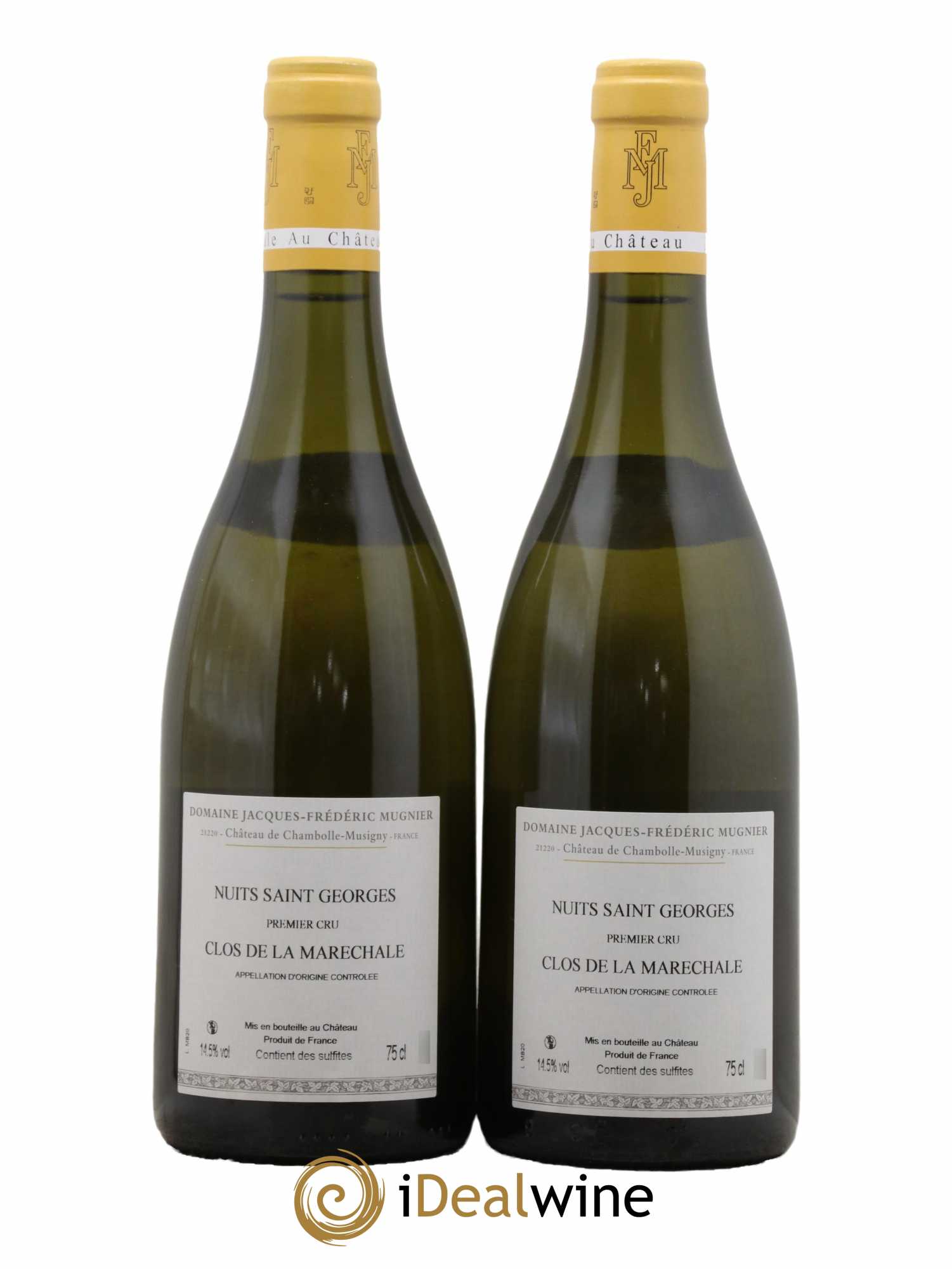 Nuits-Saint-Georges 1er Cru Clos de La Maréchale Jacques-Frédéric Mugnier 2020 - Lot de 2 bouteilles - 1