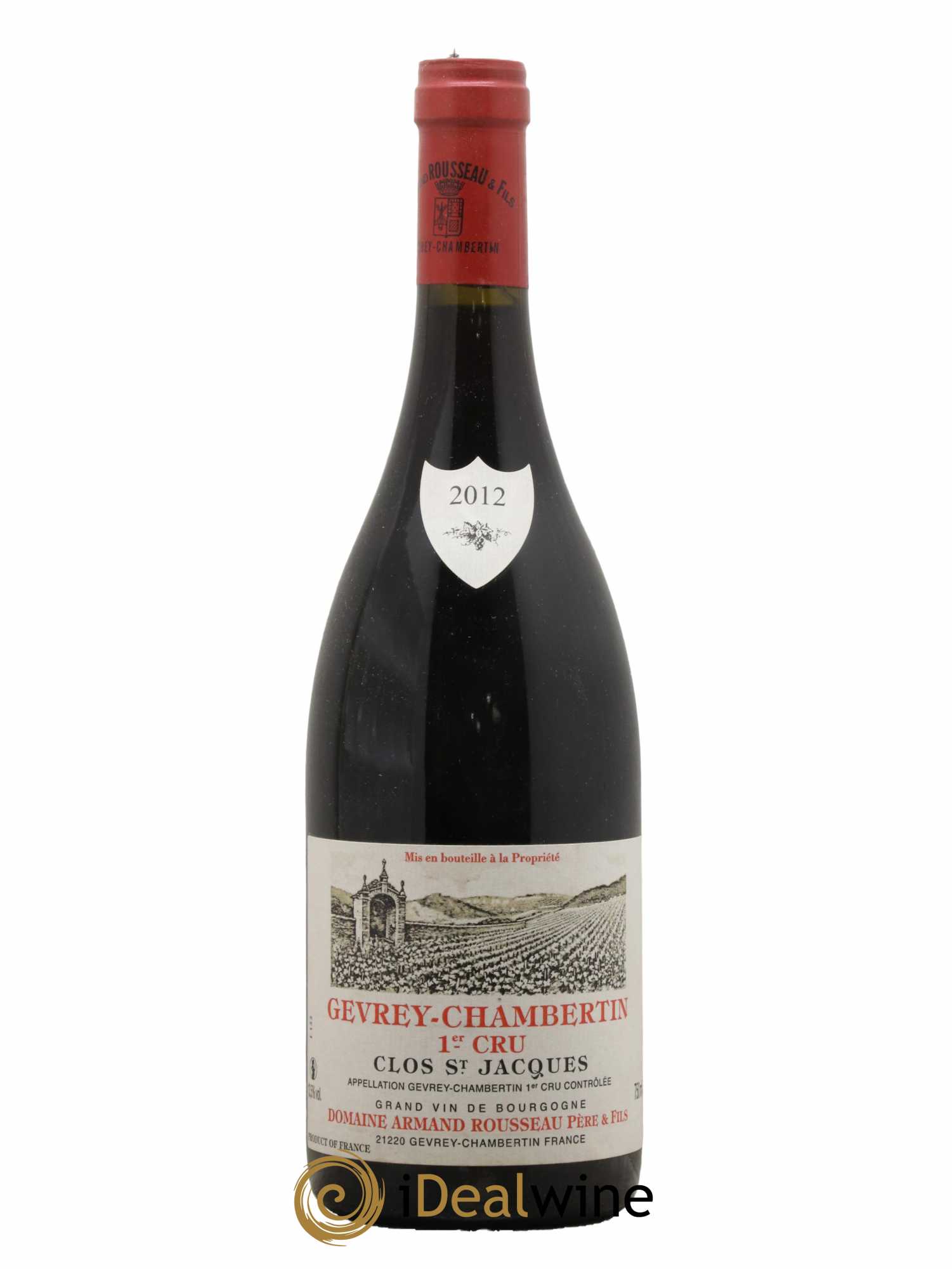 Gevrey-Chambertin 1er Cru Clos Saint-Jacques Armand Rousseau (Domaine) 2012 - Lot de 1 bouteille - 0