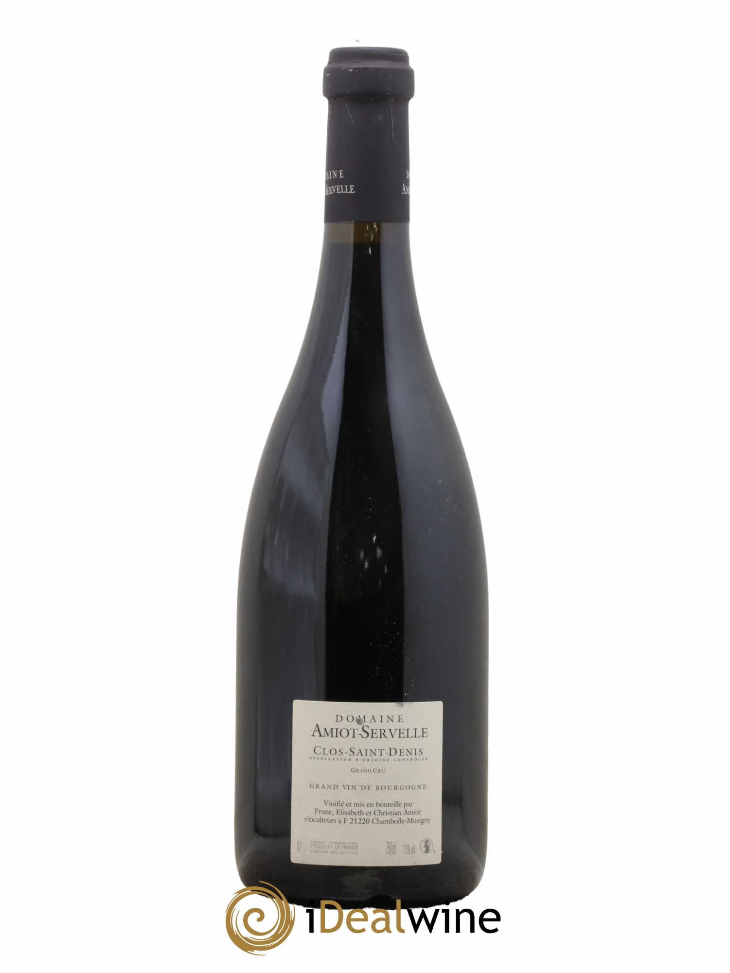 Clos Saint-Denis Grand Cru Amiot-Servelle 2012 - Lot de 1 bouteille - 1