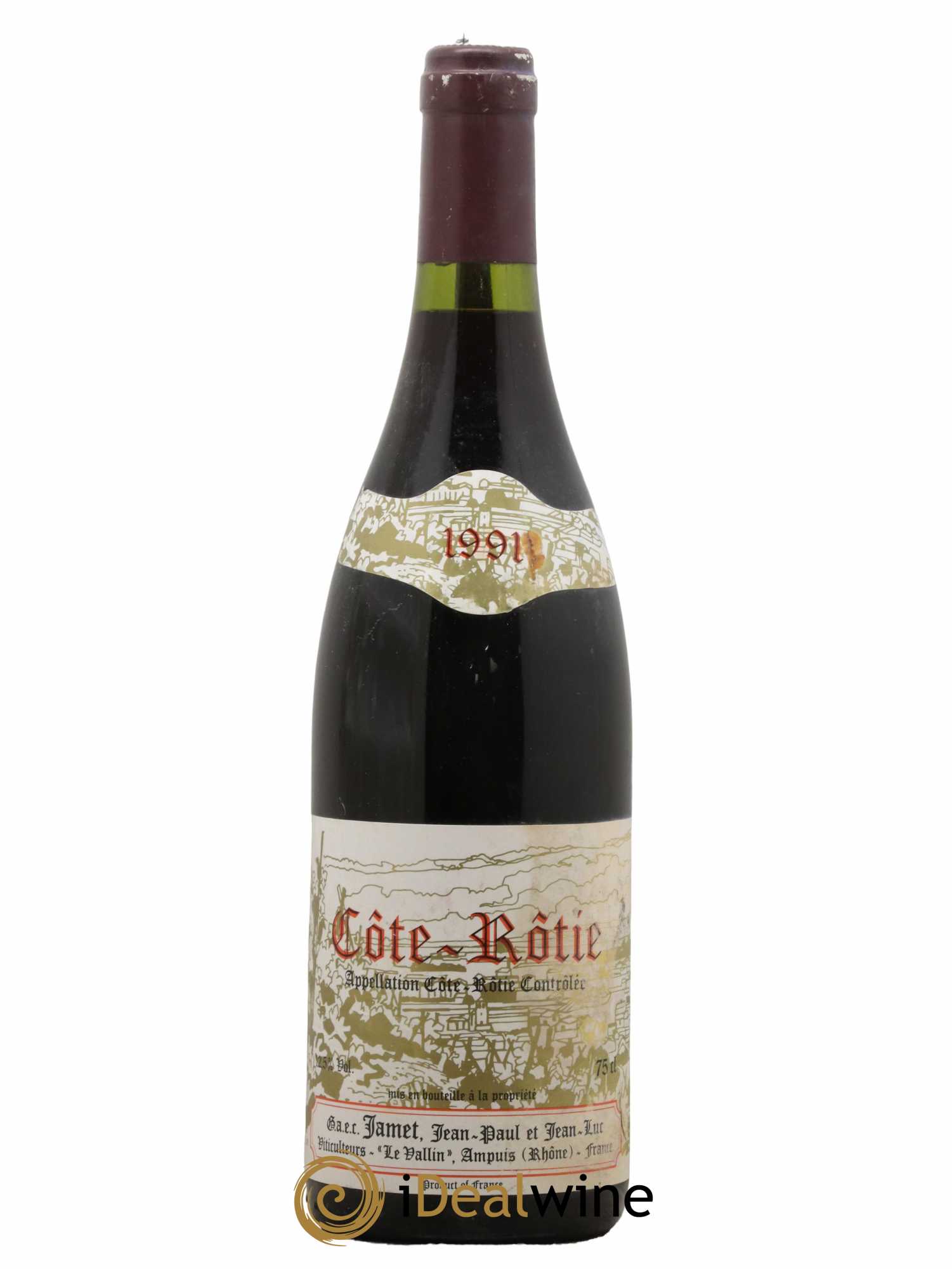 Côte-Rôtie Jamet (Domaine) 1991 - Lot de 1 bouteille - 0