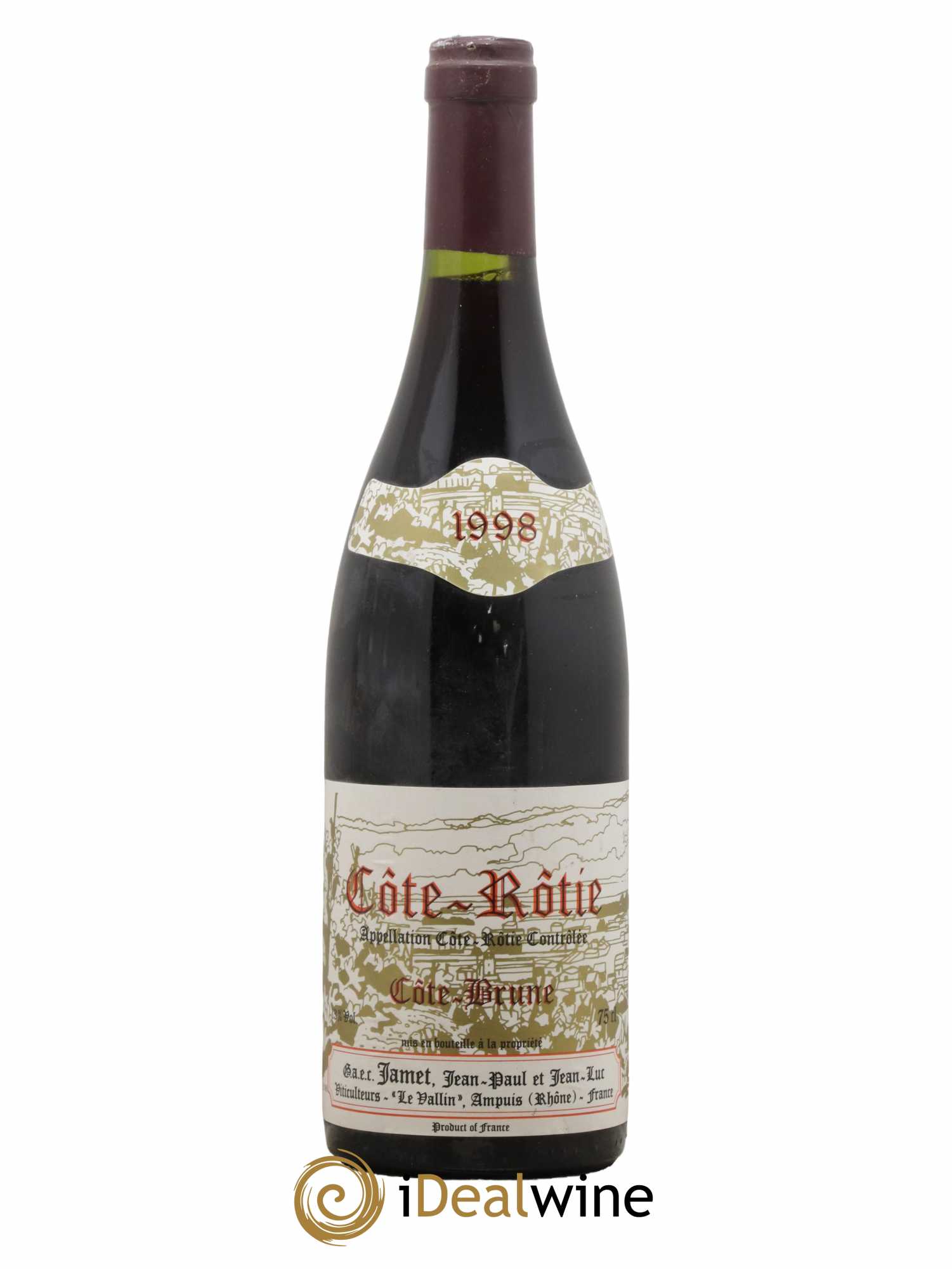 Côte-Rôtie Côte Brune Jamet (Domaine) 1998 - Lot de 1 bouteille - 0