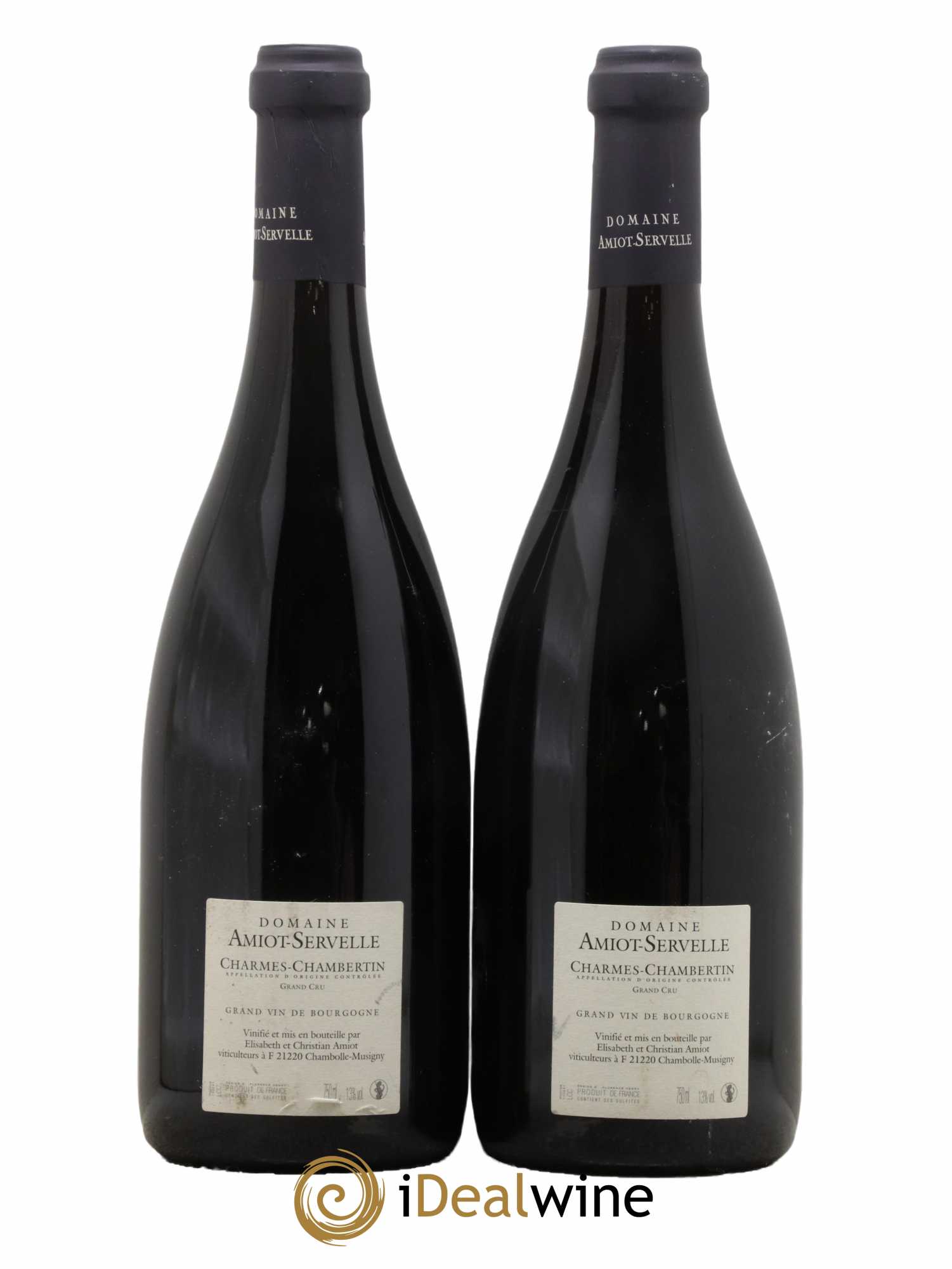 Charmes-Chambertin Grand Cru Amiot-Servelle 2010 - Lot de 2 bouteilles - 1