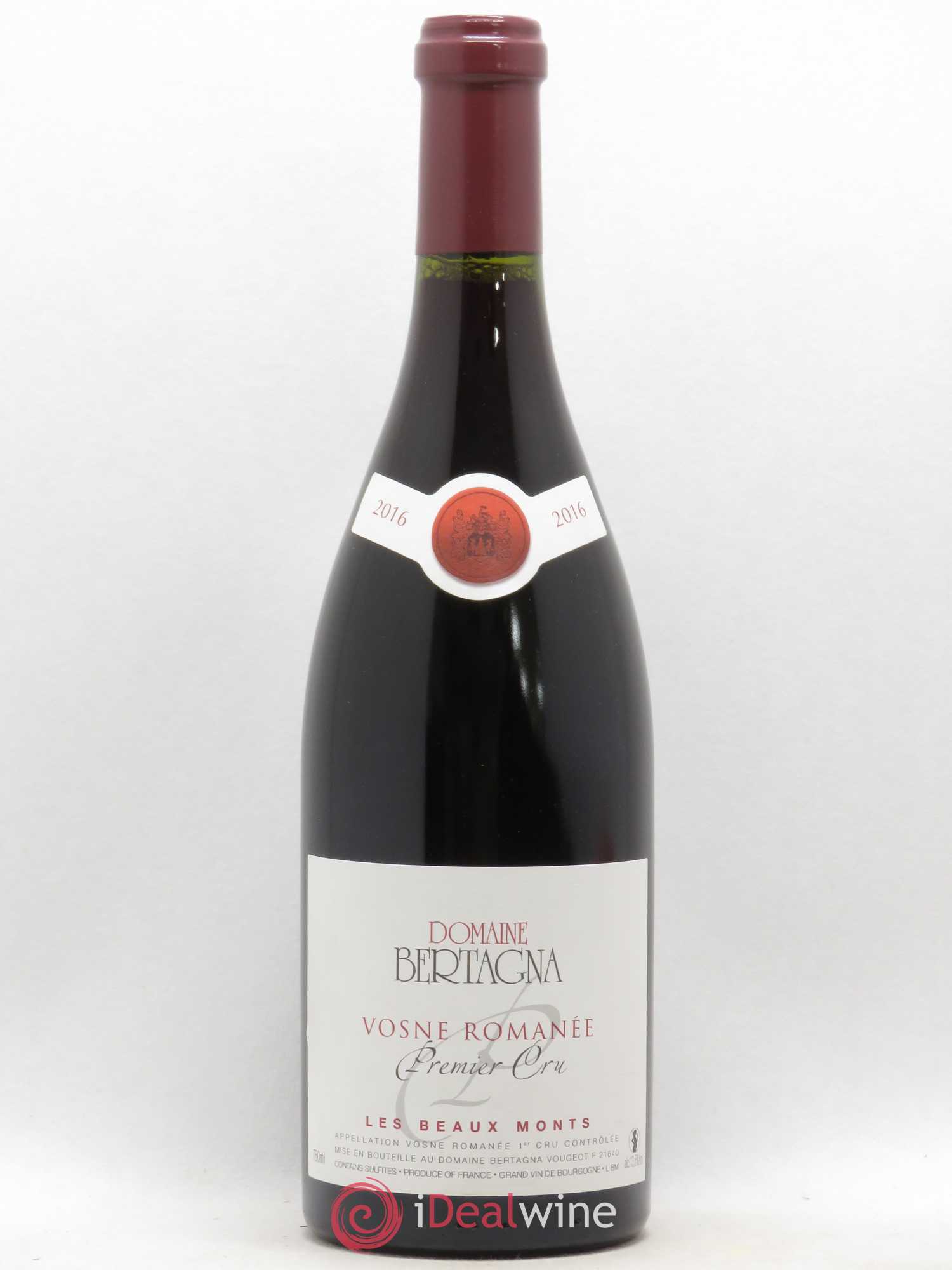 Vosne-Romanée 1er Cru Les Beaux-Monts Bertagna 2016 - Lot de 1 bouteille - 0