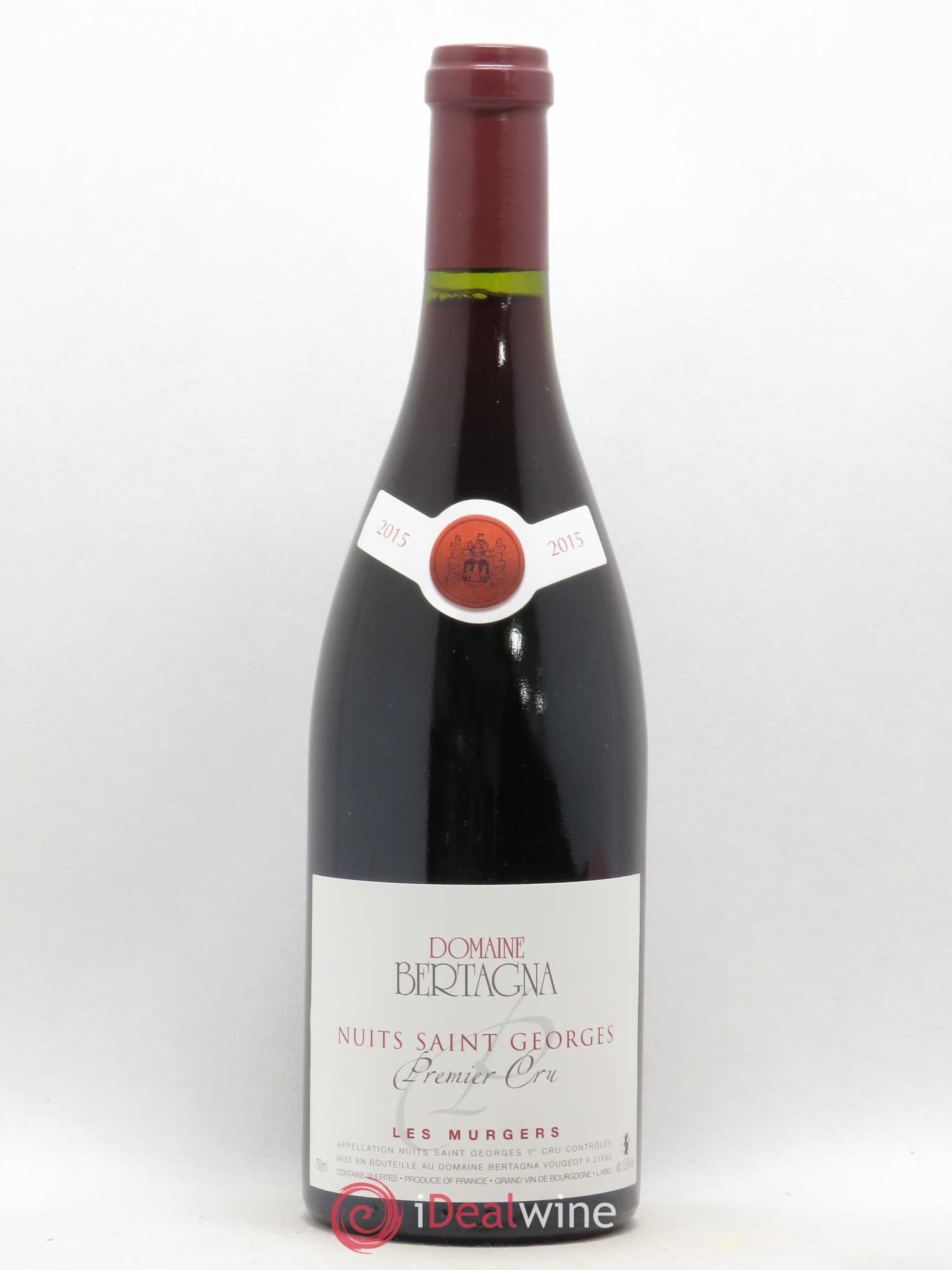 Nuits-Saint-Georges 1er Cru Les Murgers Bertagna (sans prix de réserve) 2015 - Lot de 1 bouteille - 0