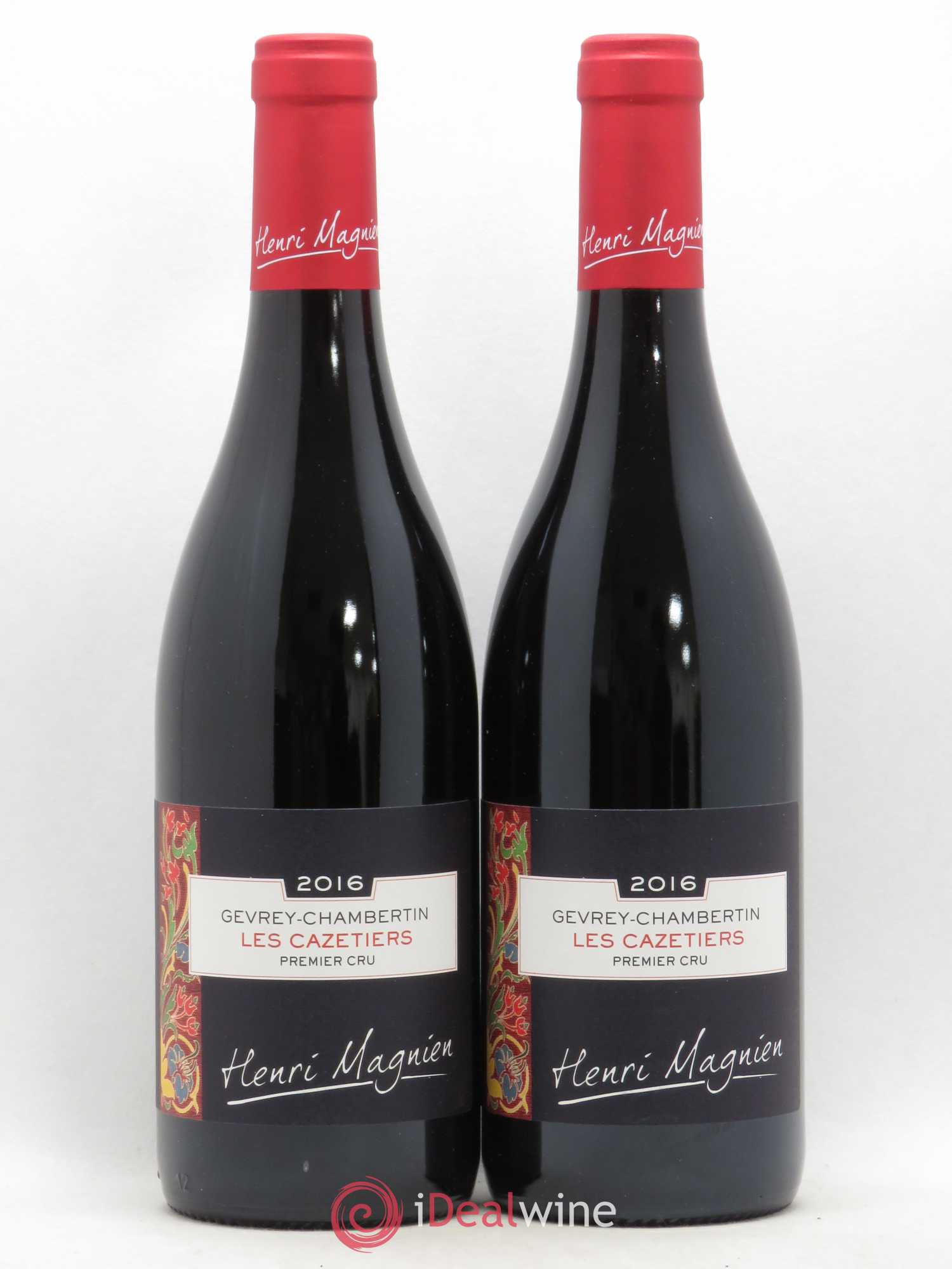 Gevrey-Chambertin 1er Cru Cazetiers Henri Magnien 2016 - Posten von 2 Flaschen - 0