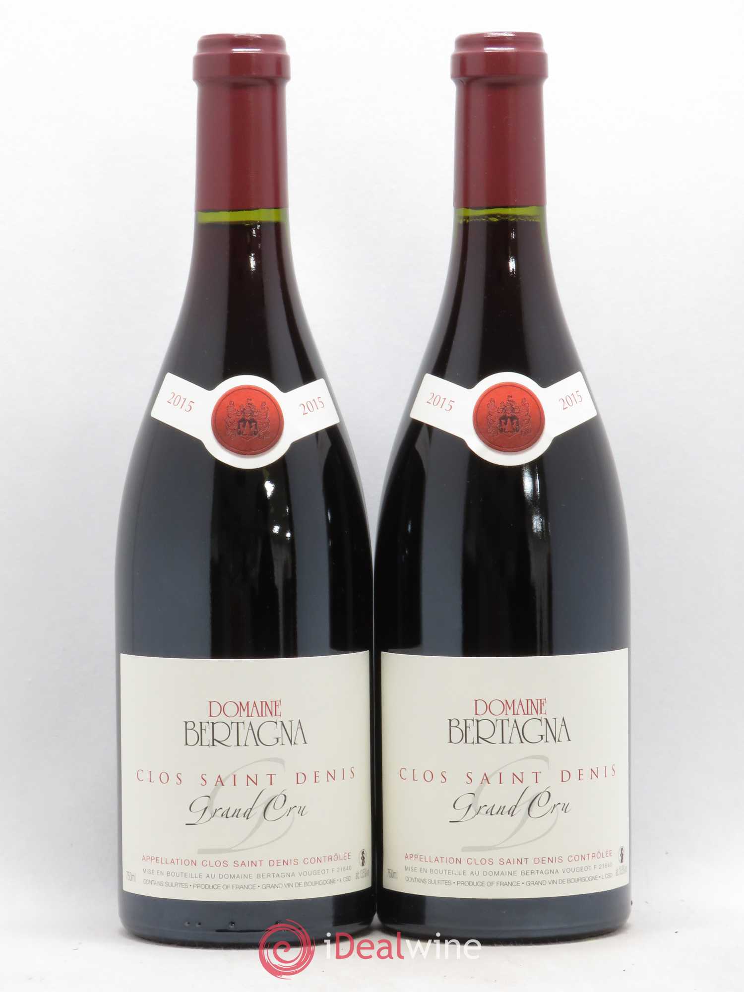 Clos Saint-Denis Grand Cru Bertagna 2015 - Lot de 2 bouteilles - 0