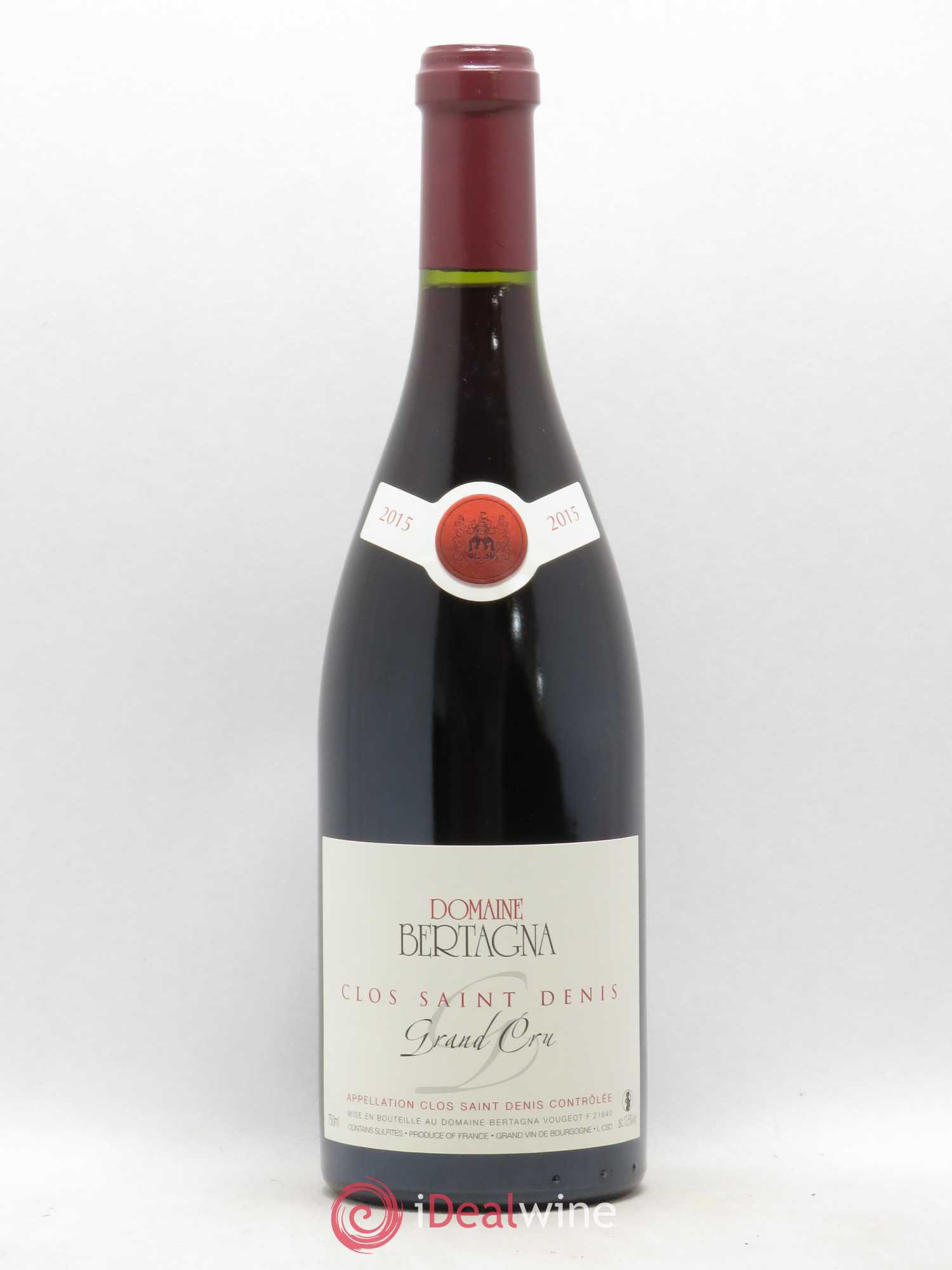Clos Saint-Denis Grand Cru Bertagna 2015 - Lot de 1 bouteille - 0