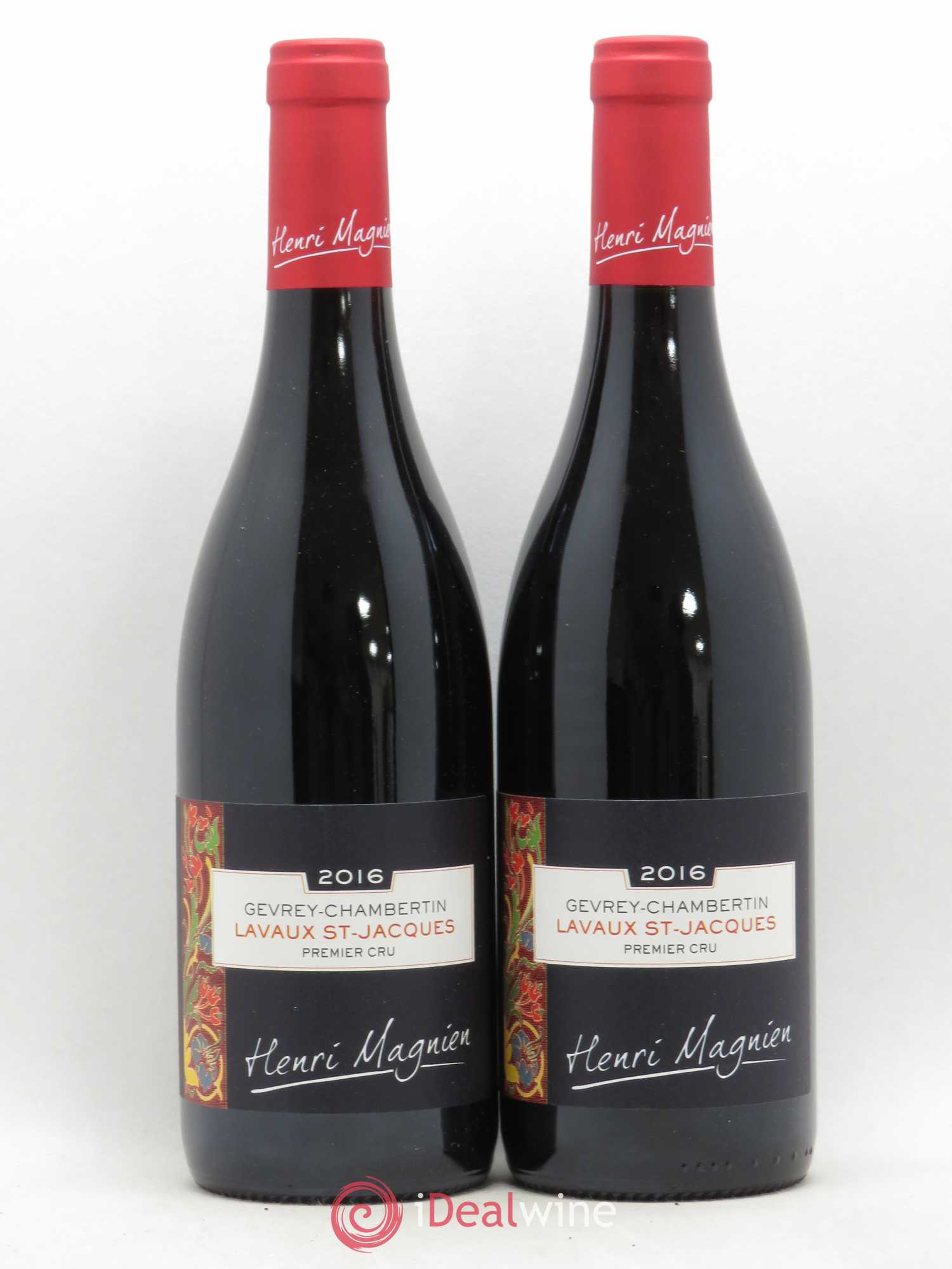 Gevrey-Chambertin 1er Cru Lavaux St Jacques Henri Magnien (sans prix de réserve) 2016 - Posten von 2 Flaschen - 0