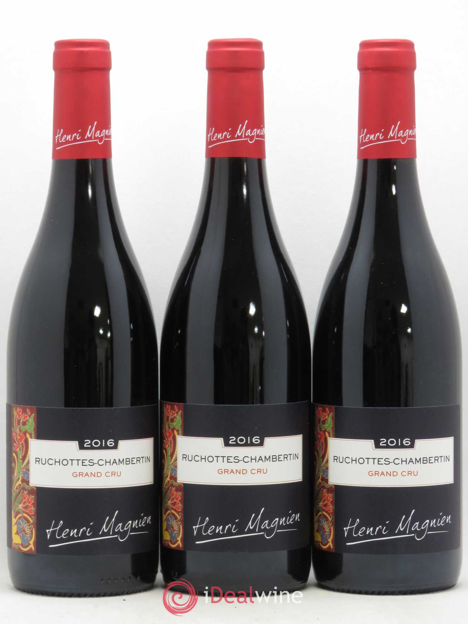 Ruchottes-Chambertin Grand Cru Henri Magnien 2016 - Lot de 3 bouteilles - 0