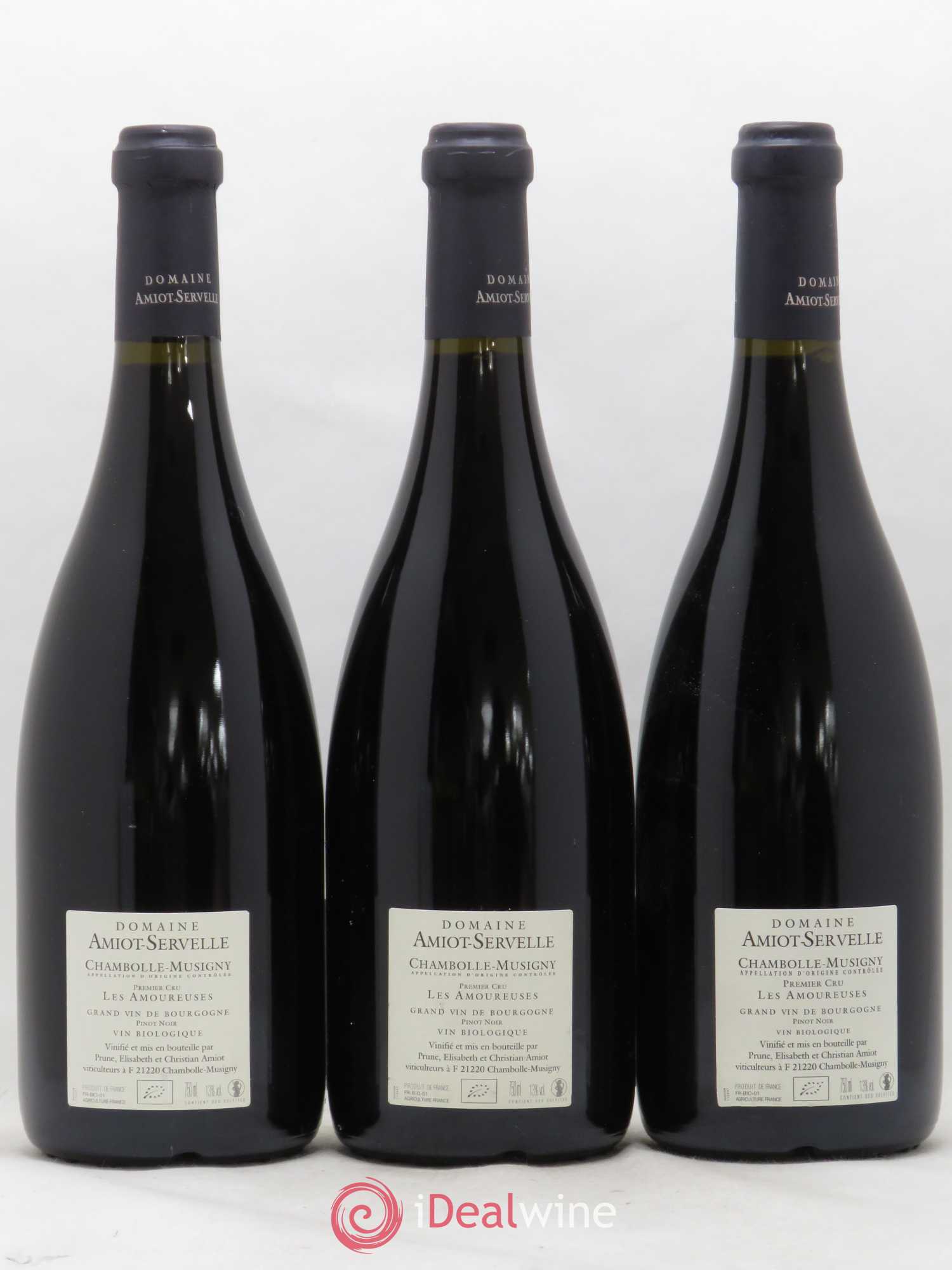 Chambolle-Musigny 1er Cru Les Amoureuses Amiot-Servelle 2013 - Lot de 3 bouteilles - 1