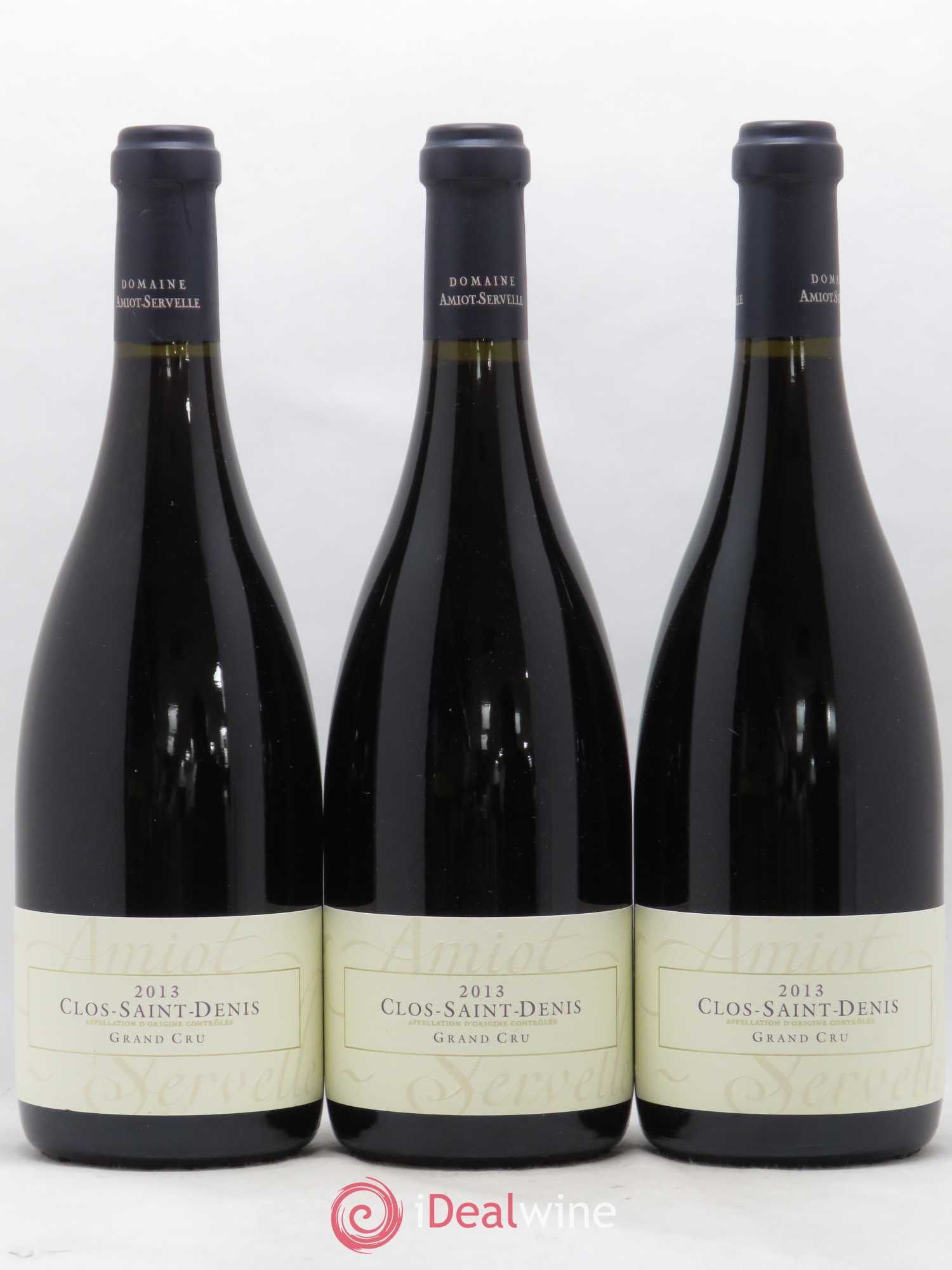 Clos Saint-Denis Grand Cru Amiot-Servelle 2013 - Lot de 3 bouteilles - 0