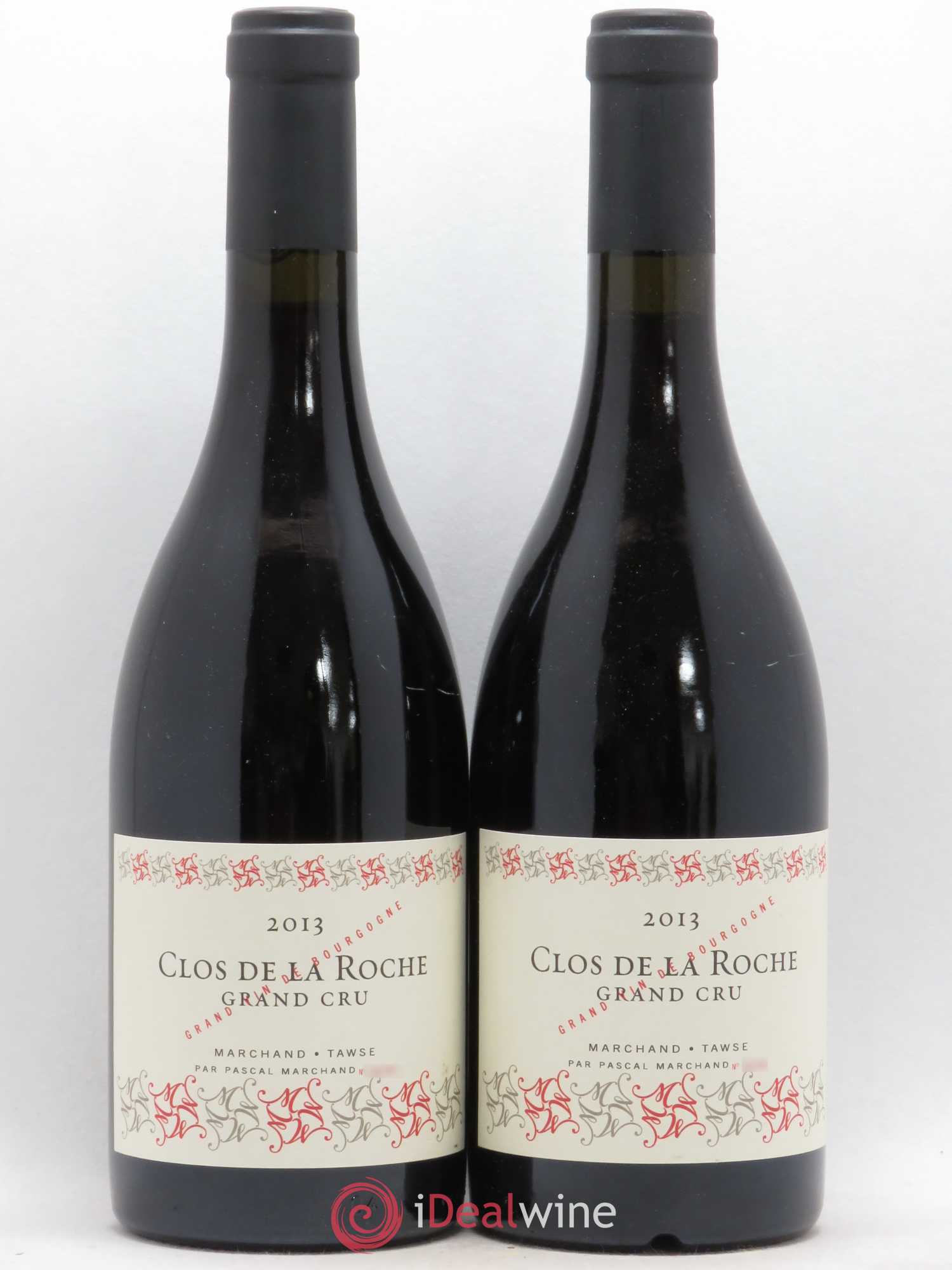 Clos de la Roche Grand Cru Marchand Tawse 2013 - Lot of 2 bottles - 0