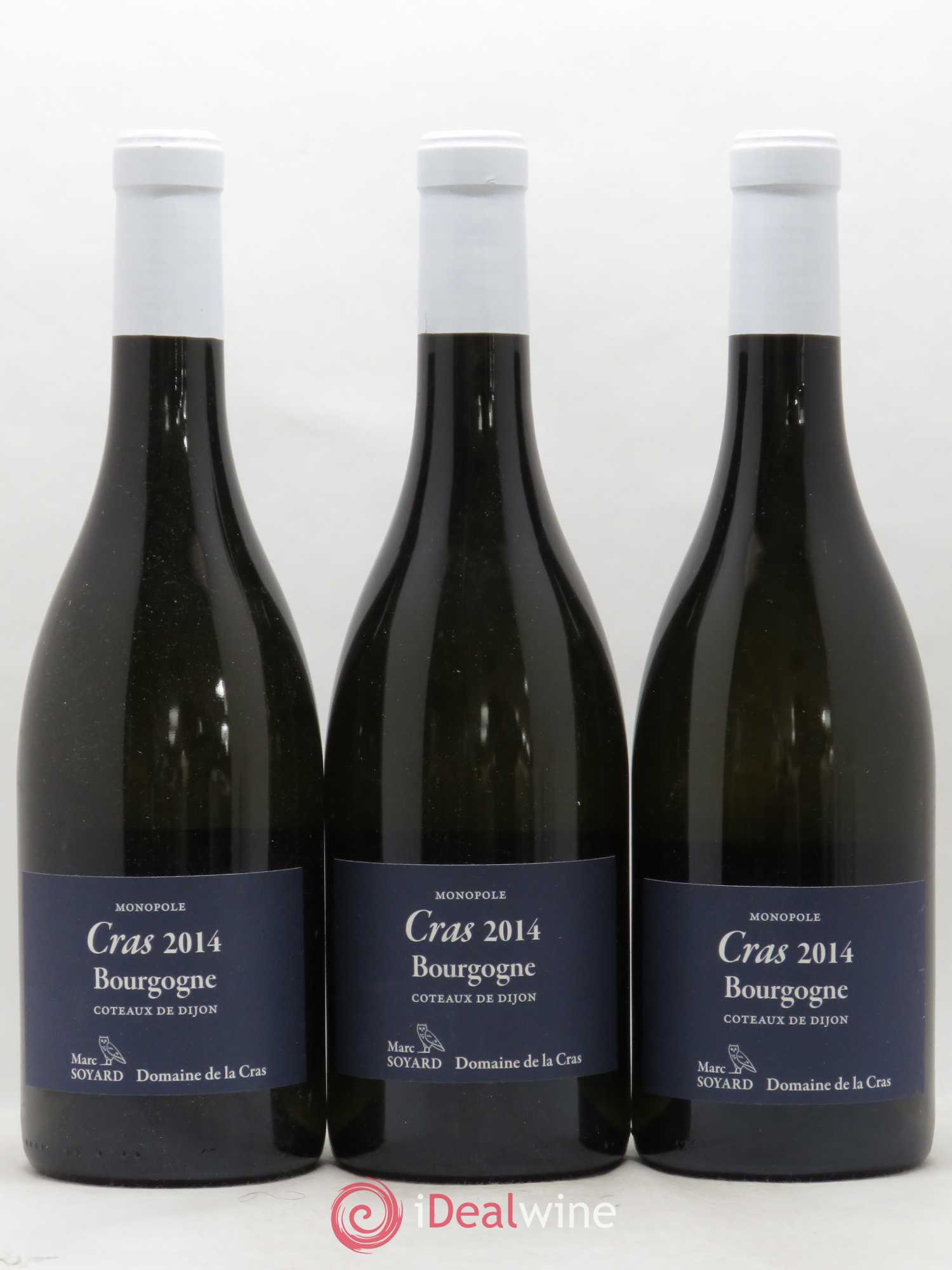 Bourgogne Coteaux de Dijon Marc Soyard Domaine de la Cras 2014 - Posten von 3 Flaschen - 0
