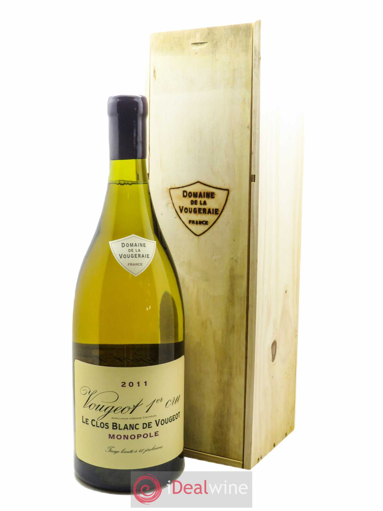 Vougeot 1er Cru Le Clos Blanc de Vougeot La Vougeraie 2011 - Lot de 1 double magnum - 0