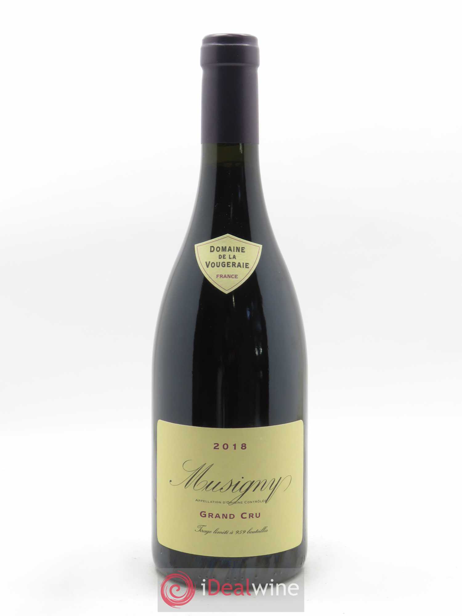 Musigny Grand Cru La Vougeraie 2018 - Lot de 1 bouteille - 1