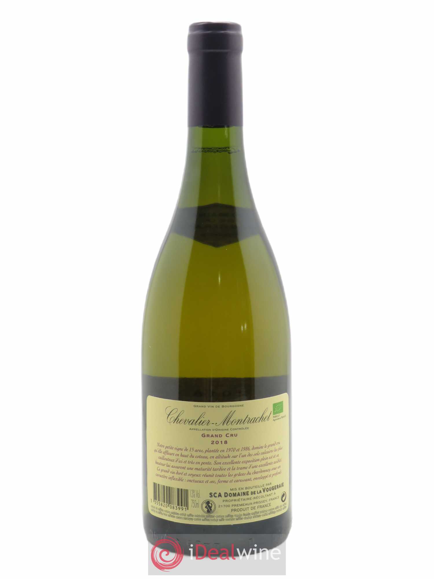 Chevalier-Montrachet Grand Cru La Vougeraie 2018 - Lot de 1 bouteille - 2