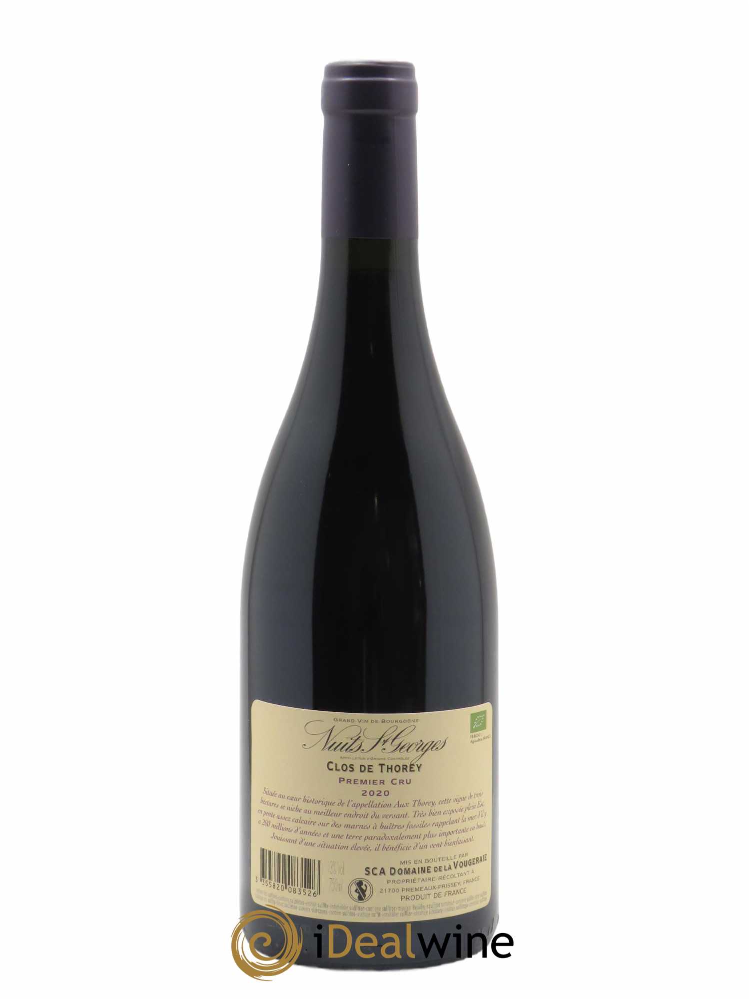 Nuits-Saint-Georges 1er Cru Clos de Thorey La Vougeraie 2020 - Lot of 1 bottle - 1