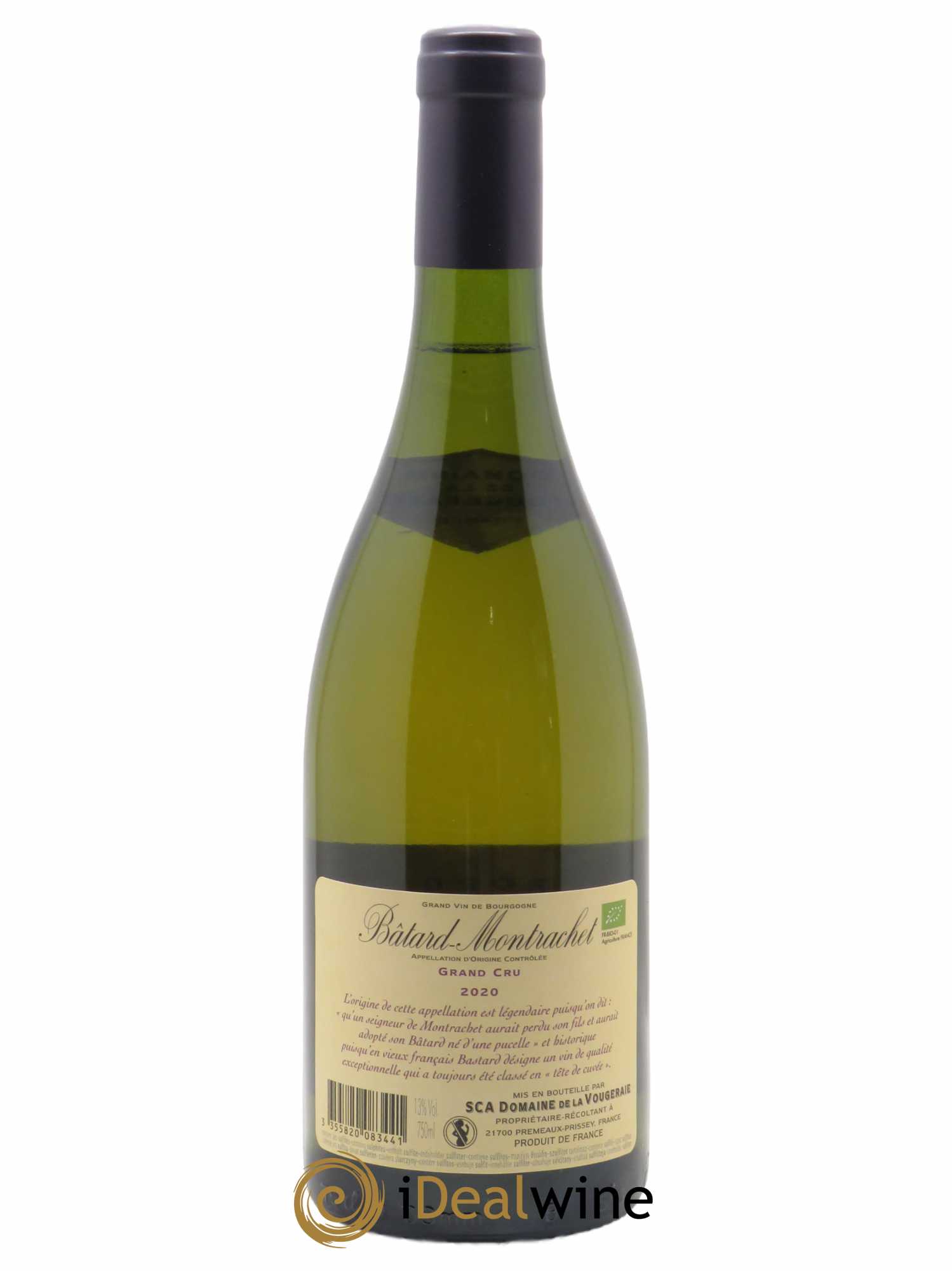 Bâtard-Montrachet Grand Cru La Vougeraie 2020 - Lot de 1 bouteille - 2