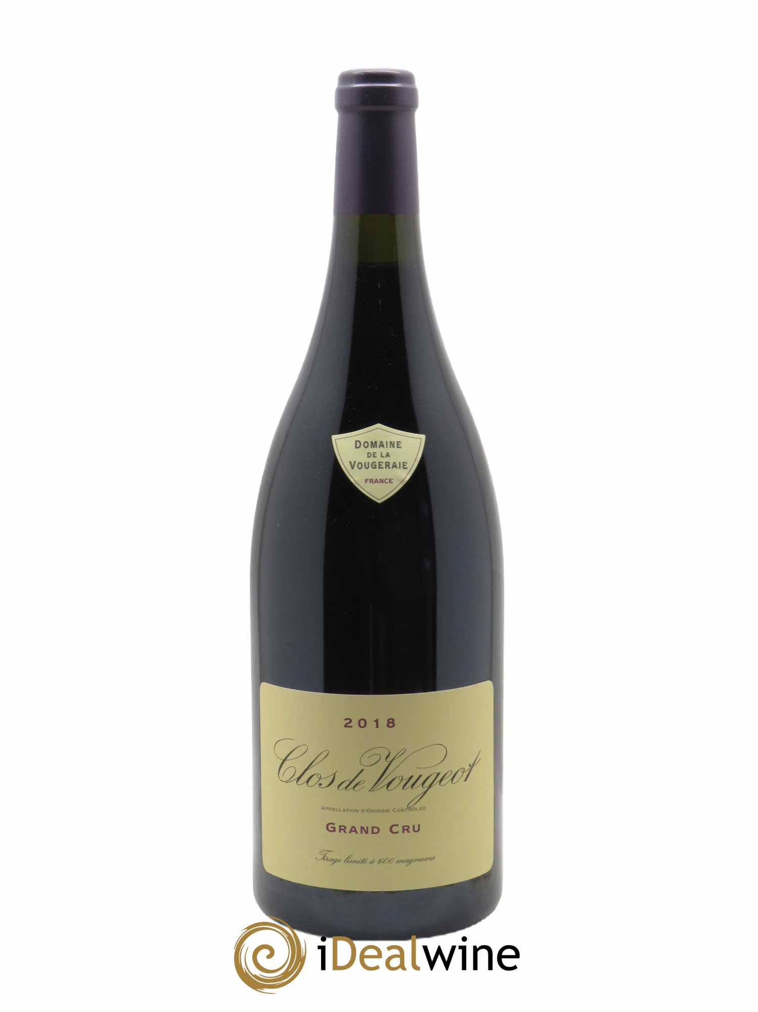 Clos de Vougeot Grand Cru La Vougeraie 2018 - Lot of 1 magnum - 0
