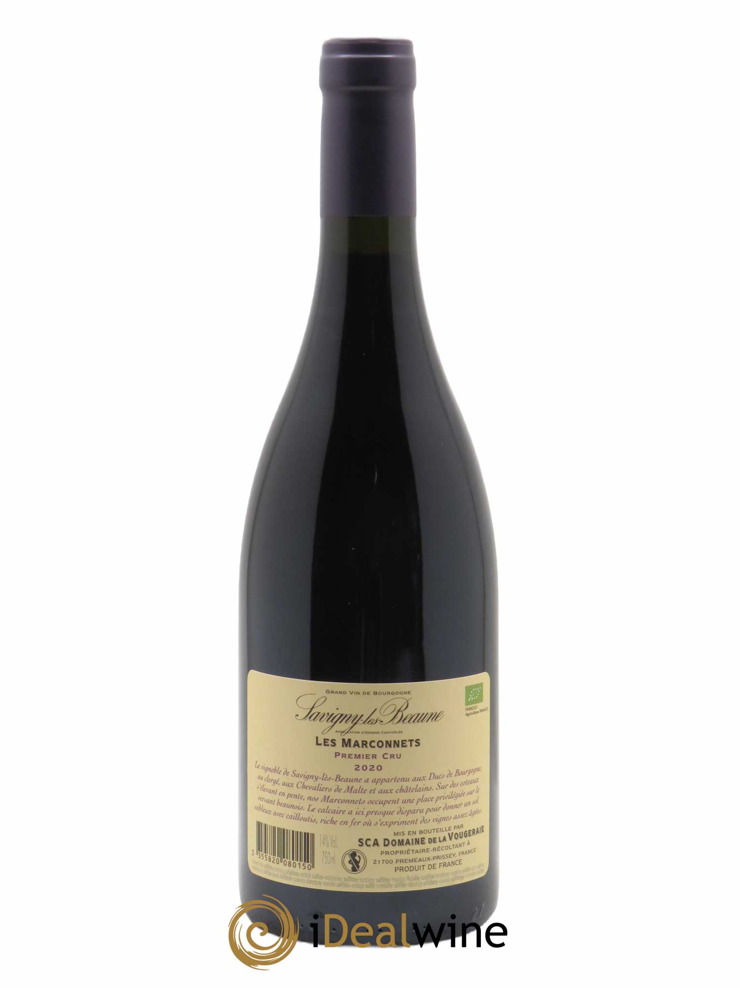 Savigny-lès-Beaune 1er Cru Les Marconnets La Vougeraie 2020 - Lot of 1 bottle - 1