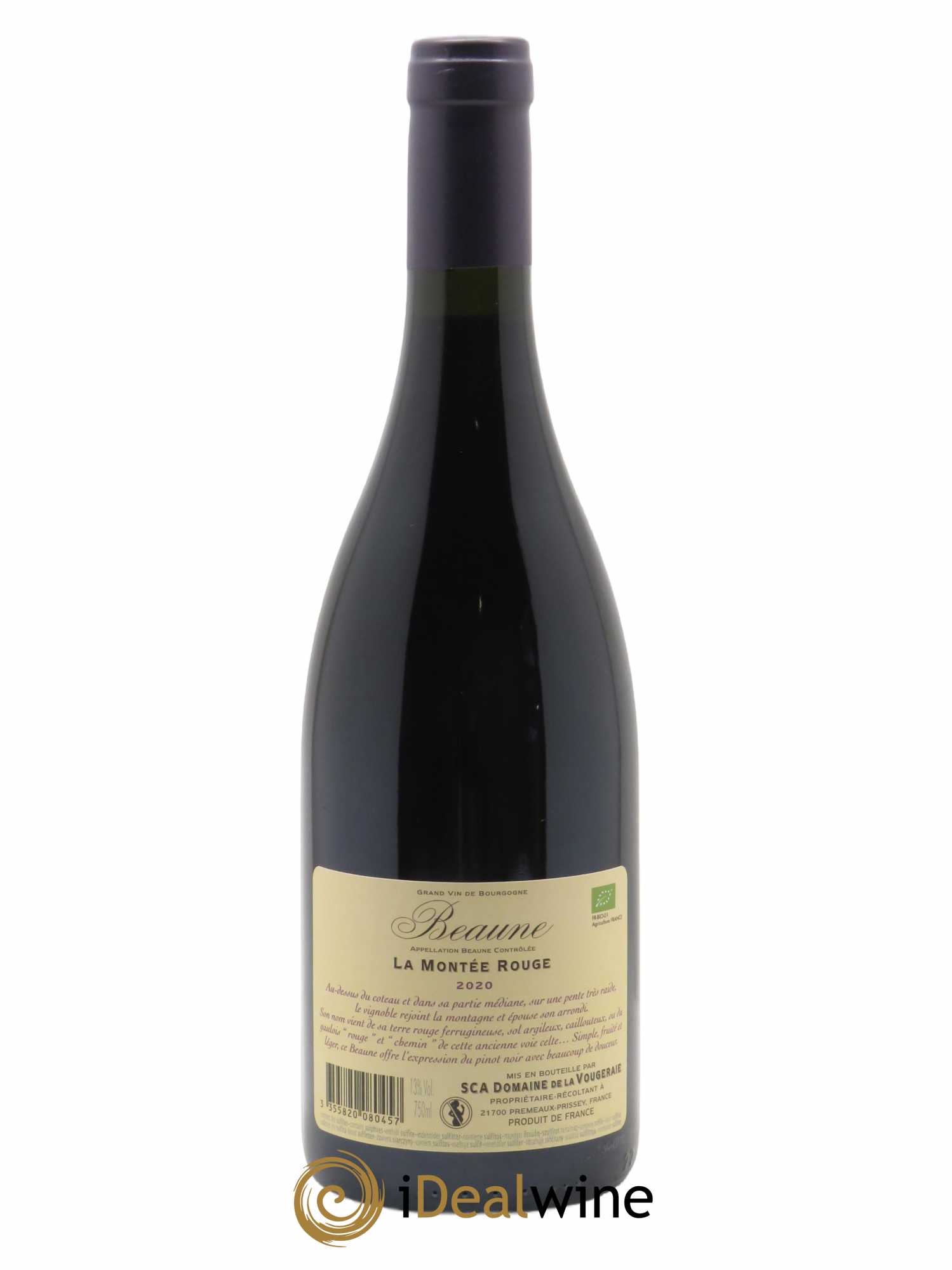 Beaune La Montée Rouge La Vougeraie 2020 - Lot of 1 bottle - 1