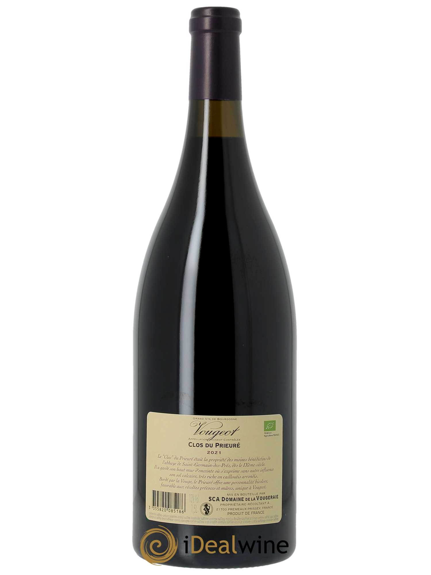 Vougeot Clos du Prieuré La Vougeraie 2021 - Lot of 1 magnum - 1