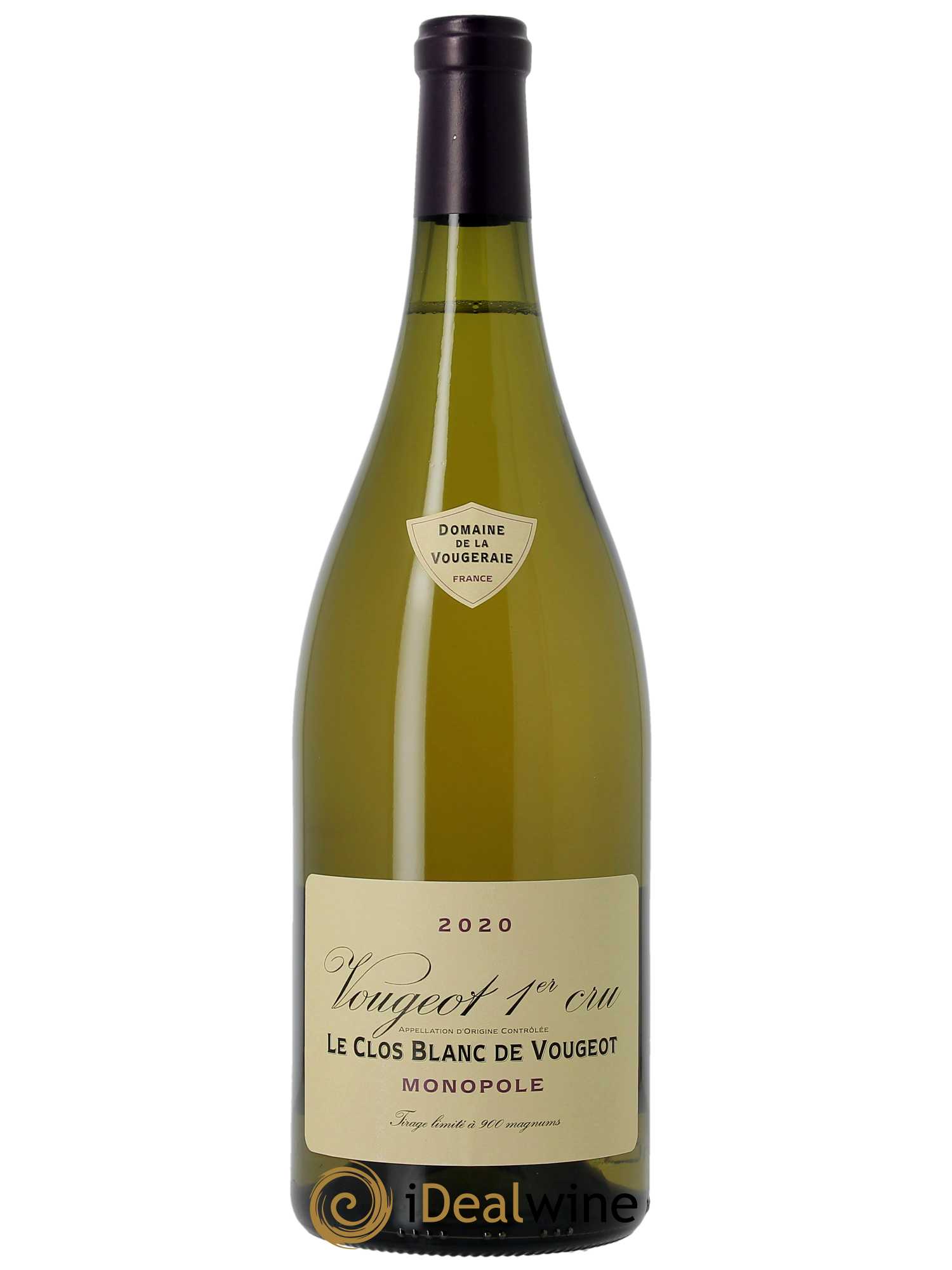 Vougeot 1er Cru Le Clos Blanc de Vougeot La Vougeraie 2020 - Lot de 1 magnum - 0