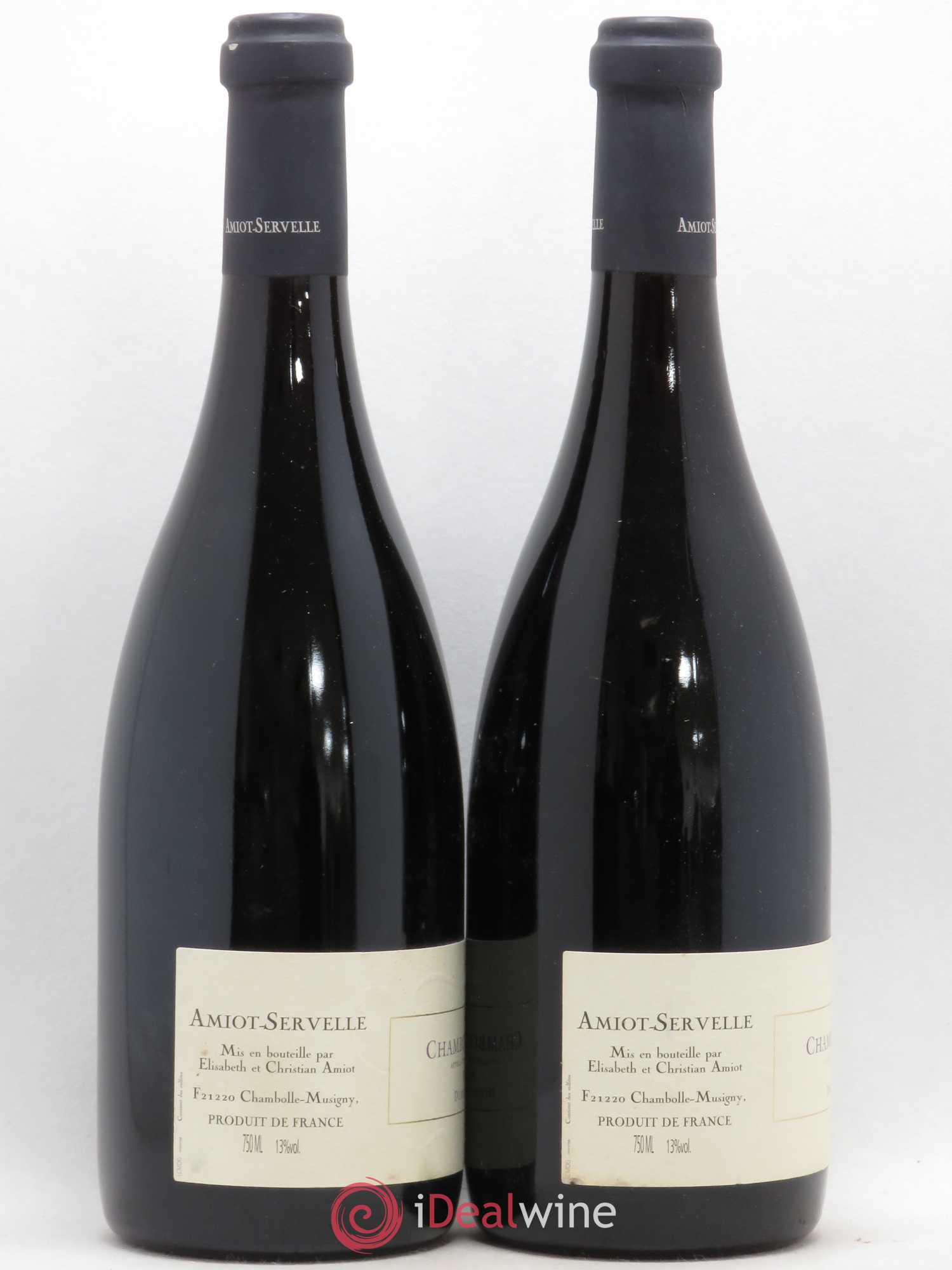 Chambolle-Musigny 1er Cru Derrière la Grange Amiot-Servelle 2005 - Lotto di 2 bottiglie - 1