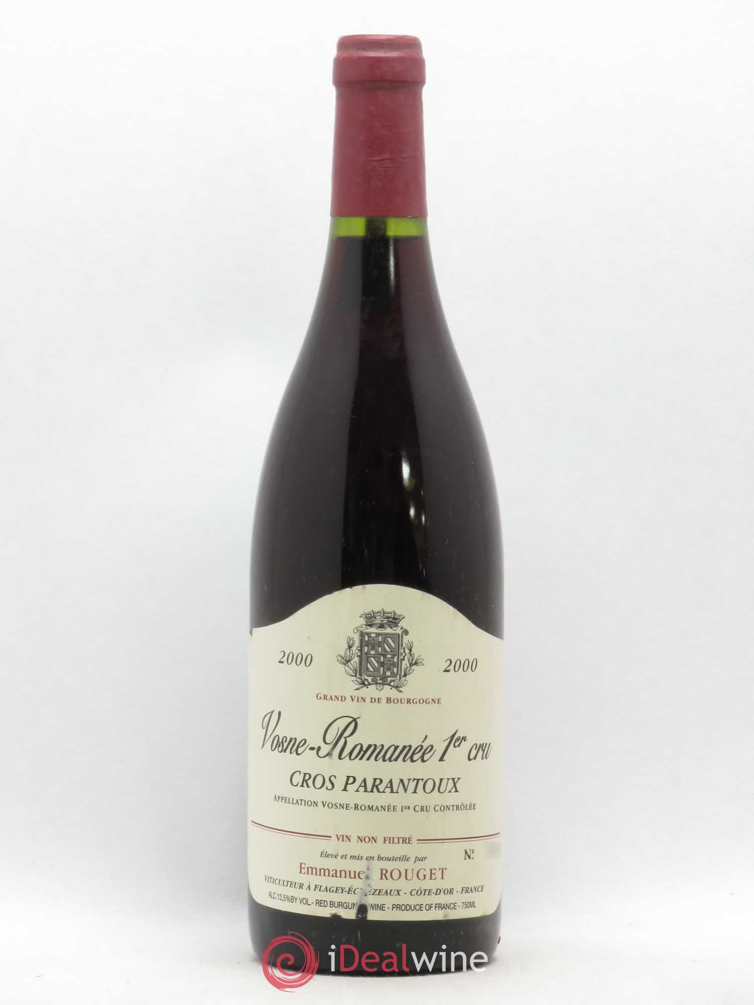 Vosne-Romanée 1er Cru Cros Parantoux Emmanuel Rouget (sans prix de réserve) 2000 - Lot de 1 bouteille - 0